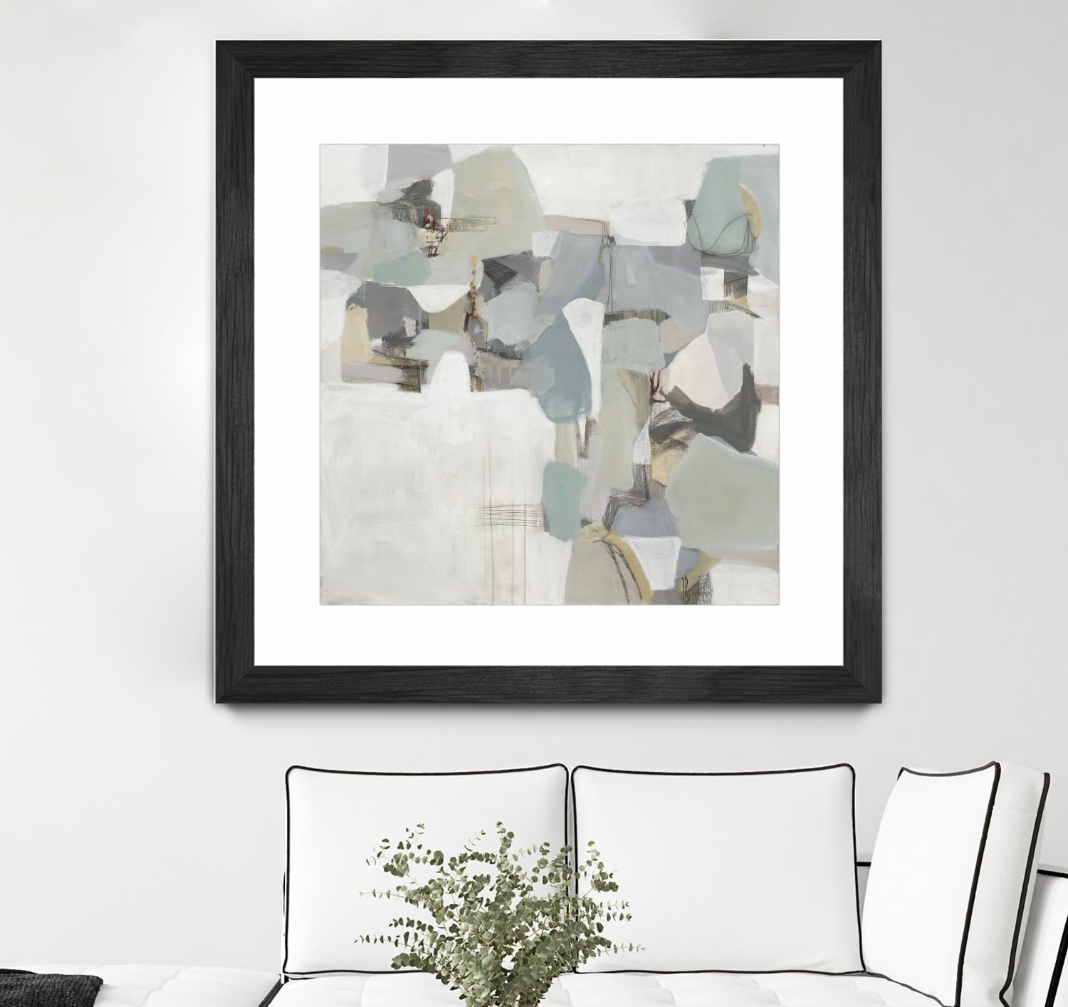 Glacier by Terri Burris on GIANT ART - grays abstract
