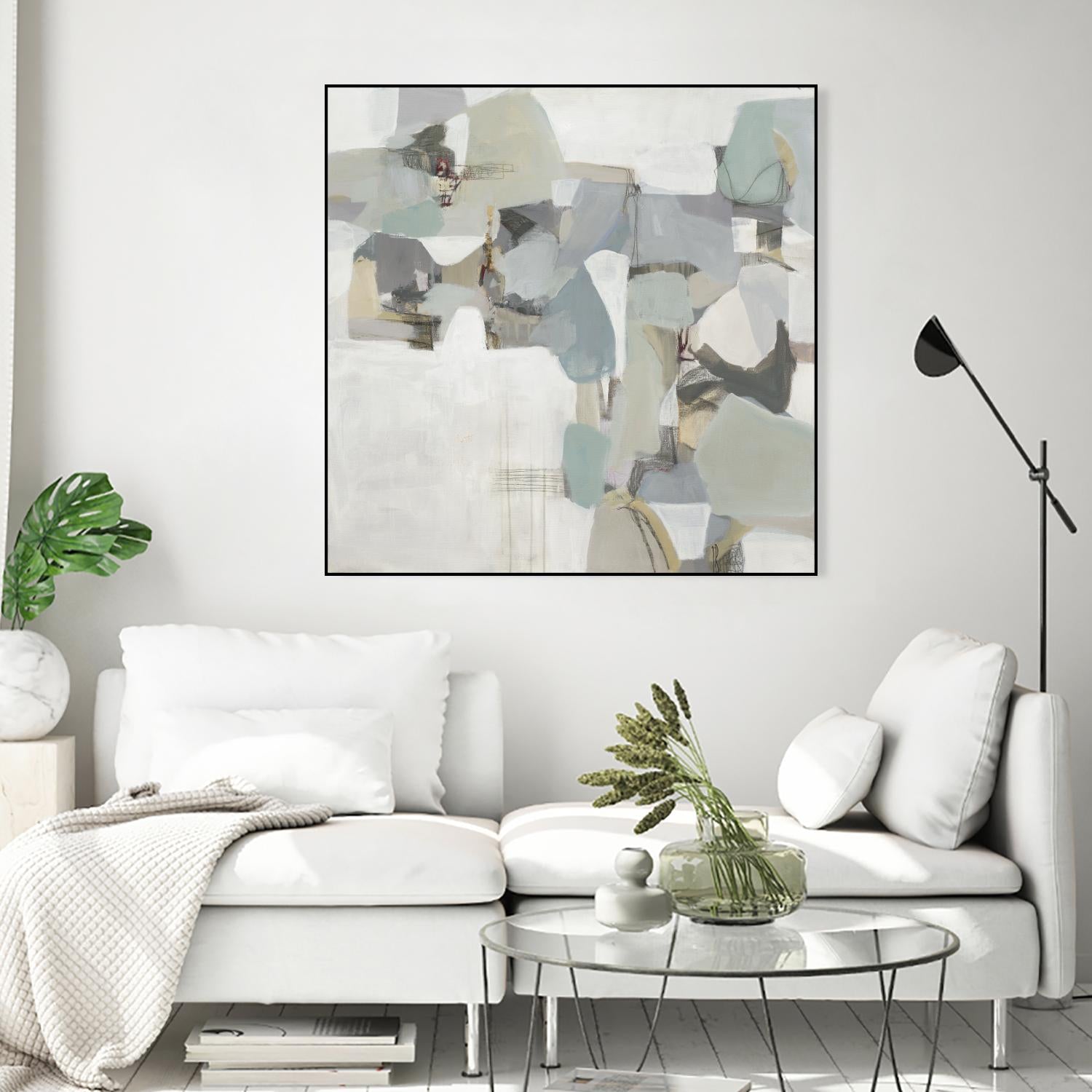 Glacier by Terri Burris on GIANT ART - grays abstract