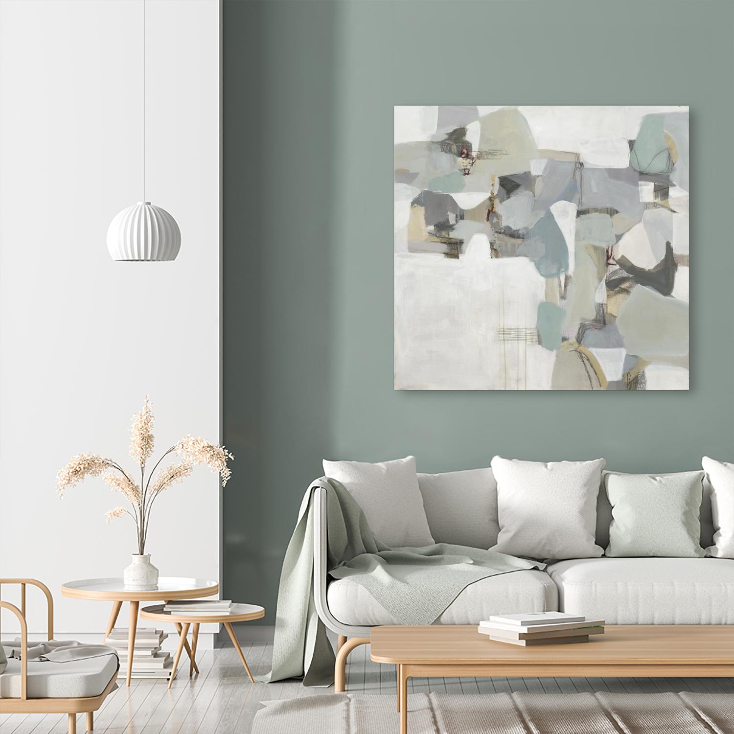 Glacier by Terri Burris on GIANT ART - grays abstract