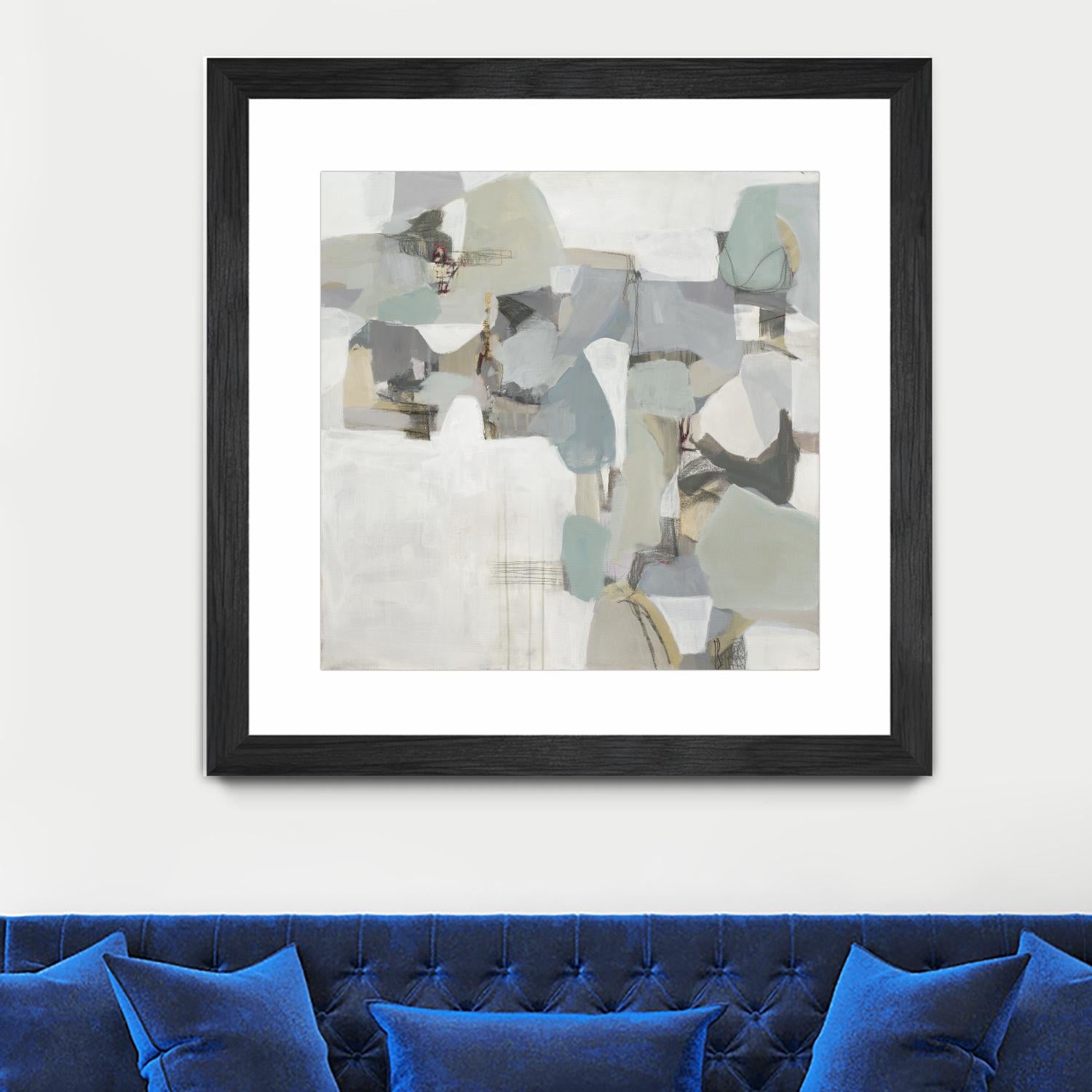 Glacier by Terri Burris on GIANT ART - grays abstract
