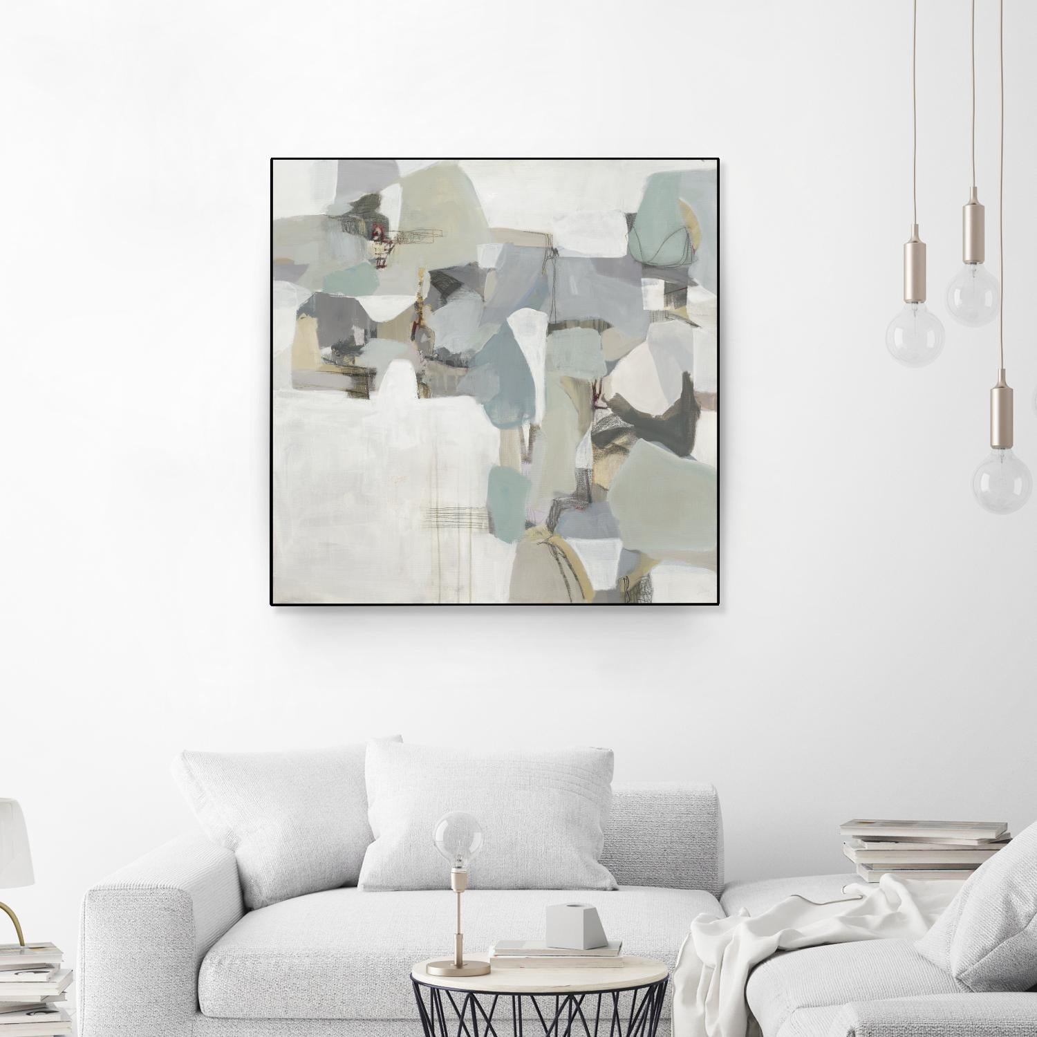 Glacier by Terri Burris on GIANT ART - grays abstract