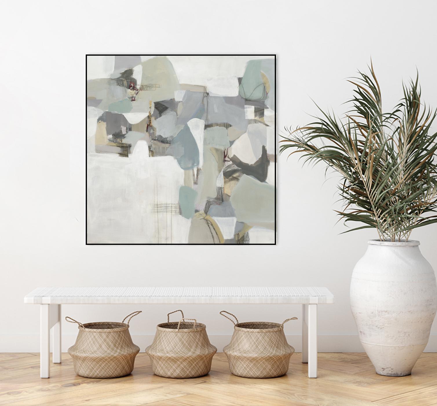 Glacier by Terri Burris on GIANT ART - grays abstract