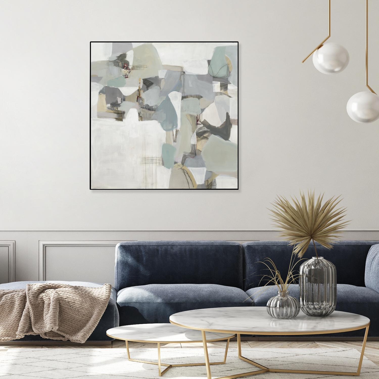 Glacier by Terri Burris on GIANT ART - grays abstract