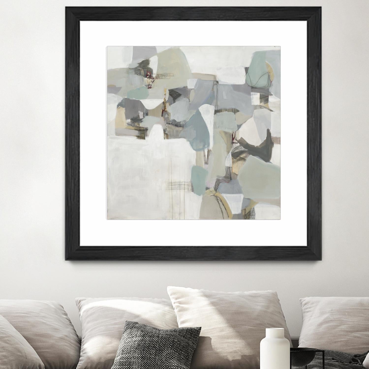Glacier by Terri Burris on GIANT ART - grays abstract