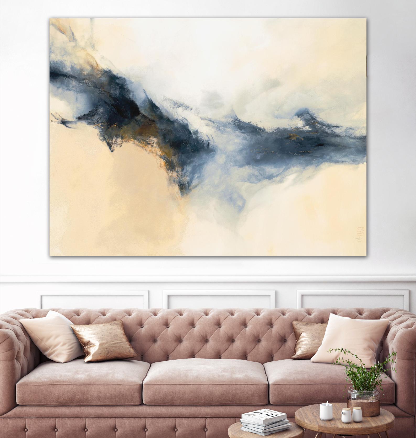 Terra Nova by Dina D'Argo on GIANT ART - whites & creams abstract cream