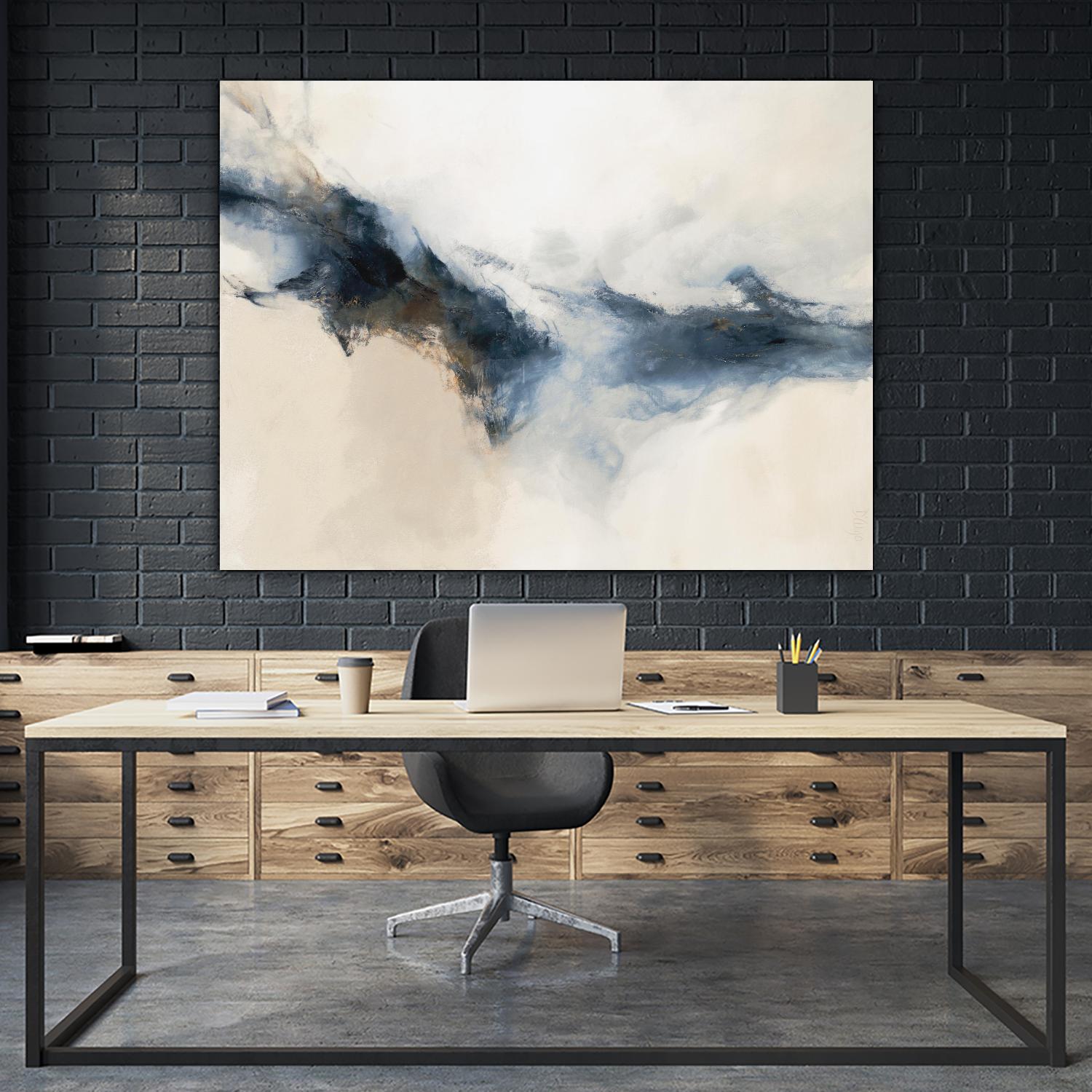 TERRA NOVA by DINA DARGO on GIANT ART - gray abstract abstract