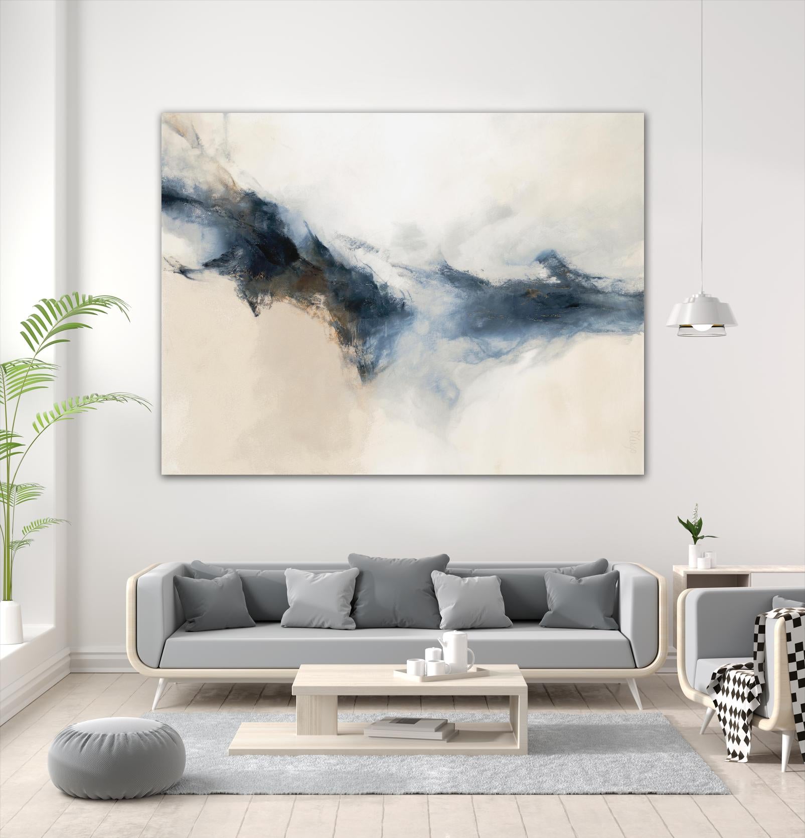 TERRA NOVA by DINA DARGO on GIANT ART - gray abstract abstract