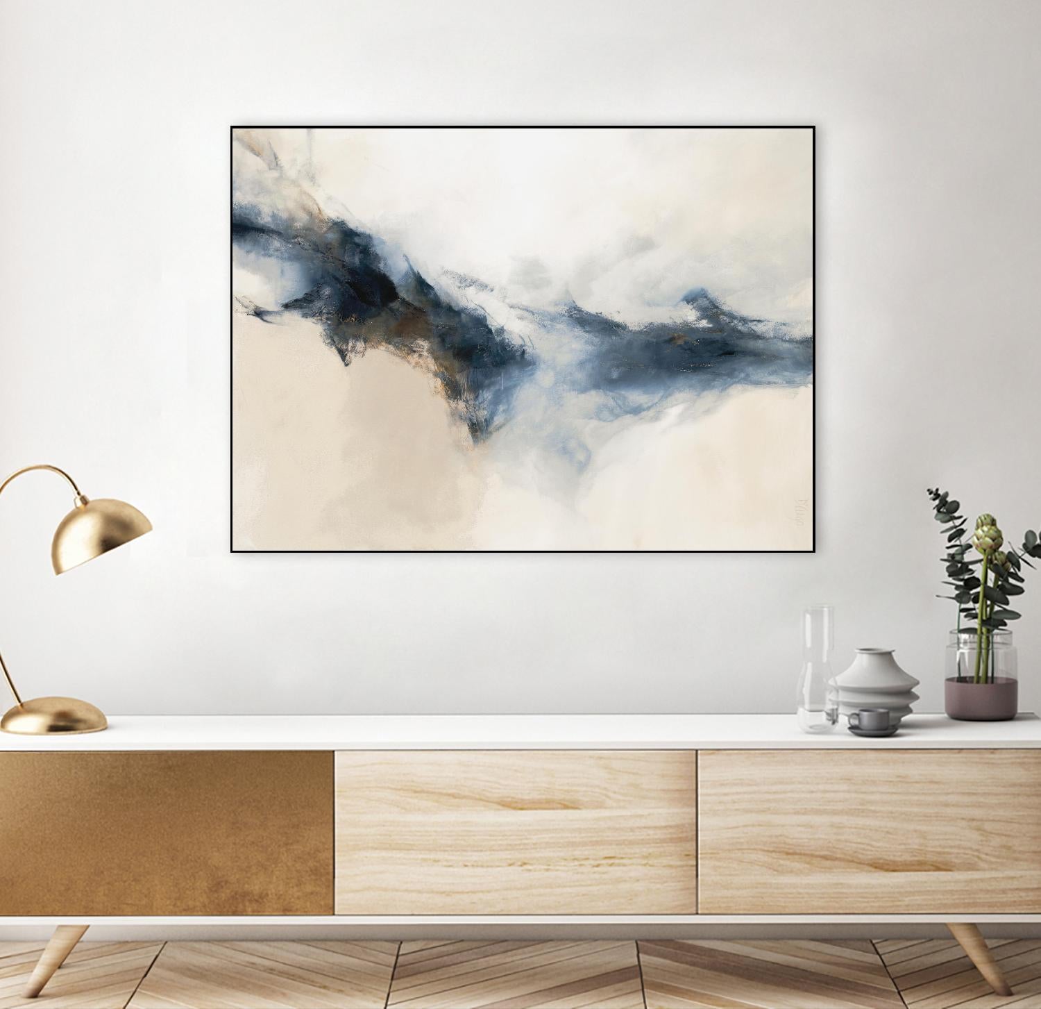 TERRA NOVA by DINA DARGO on GIANT ART - gray abstract abstract