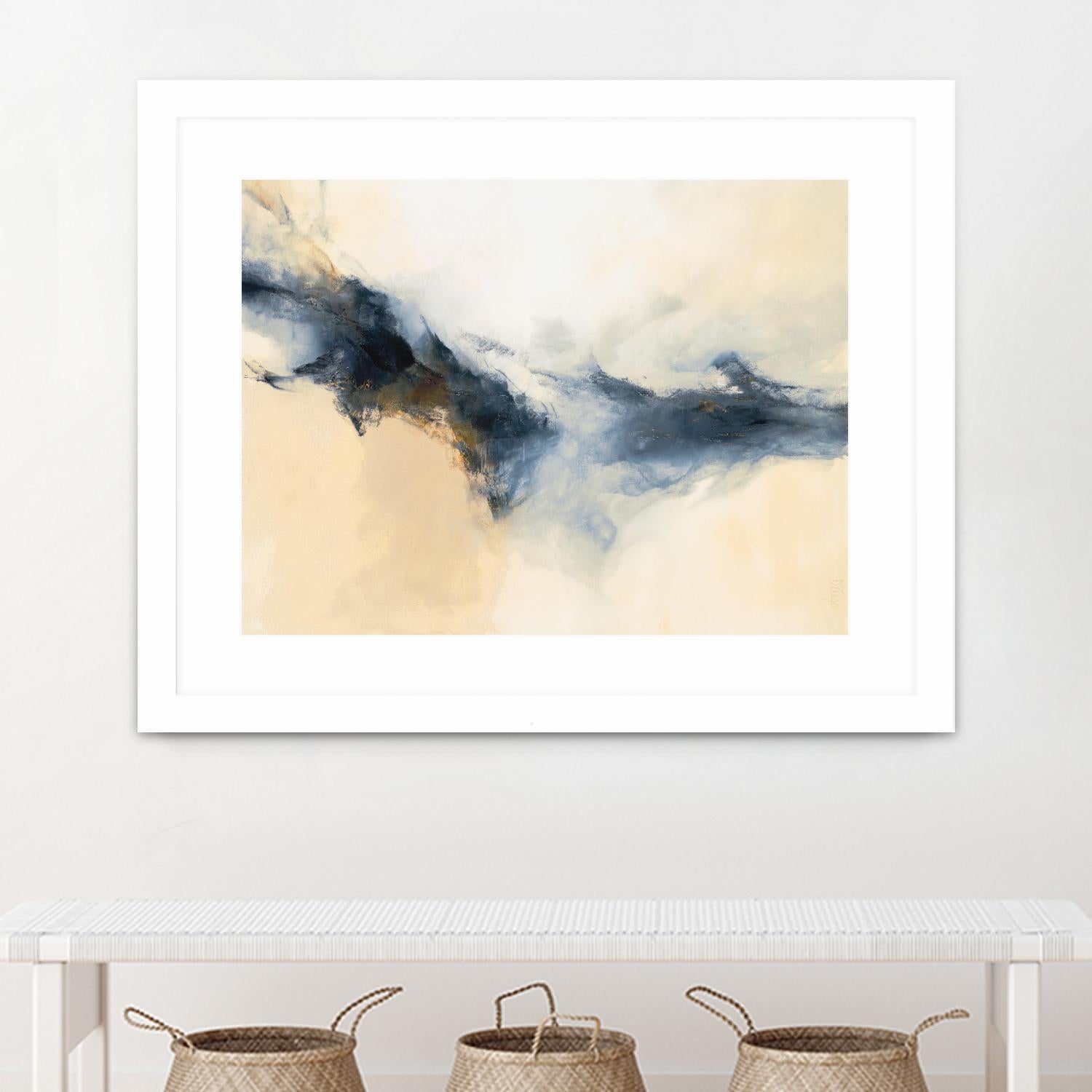 Terra Nova by Dina D'Argo on GIANT ART - whites & creams abstract cream