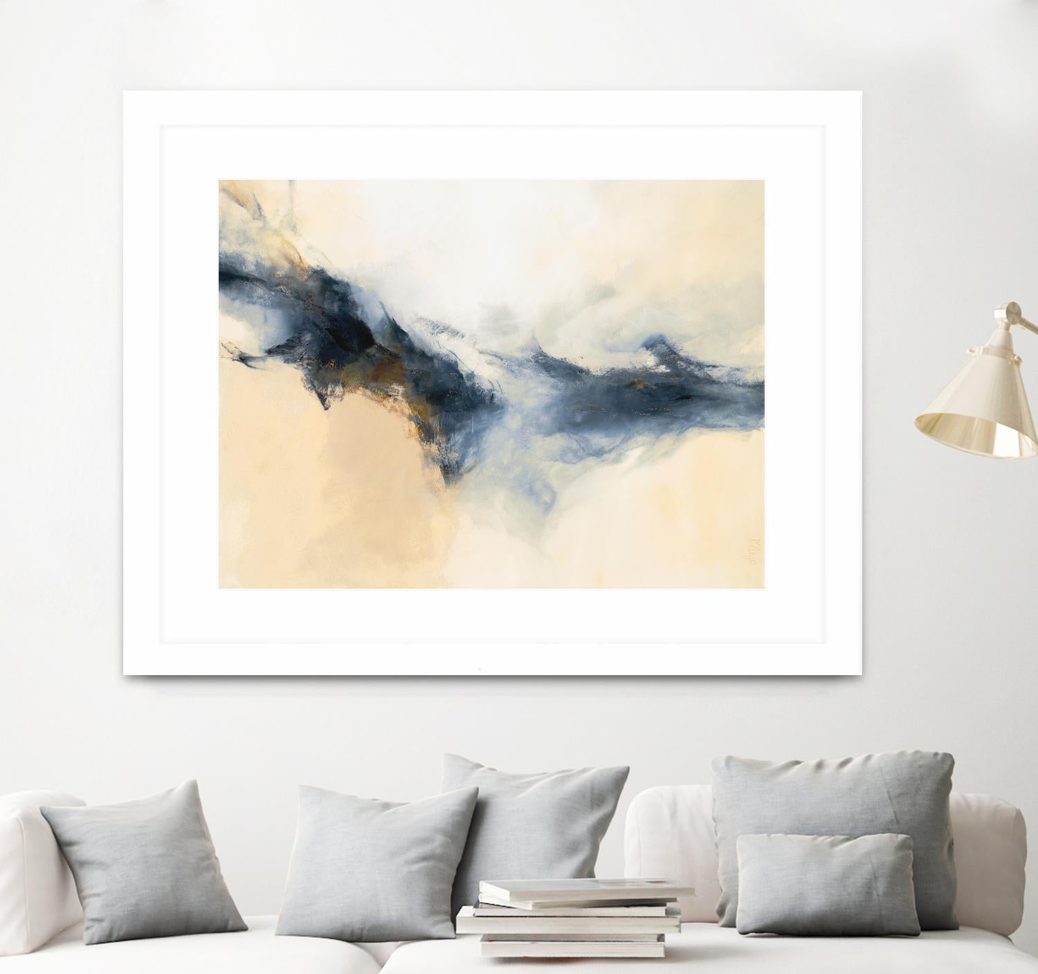 Terra Nova by Dina D'Argo on GIANT ART - whites & creams abstract cream