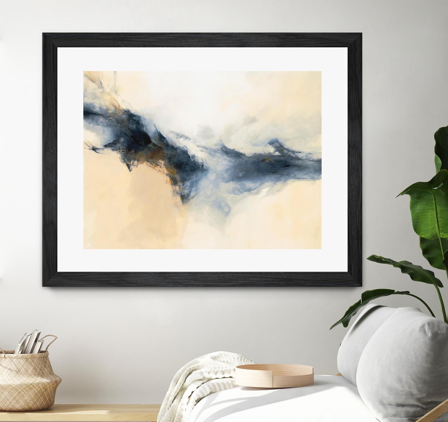 Terra Nova by Dina D'Argo on GIANT ART - whites & creams abstract cream