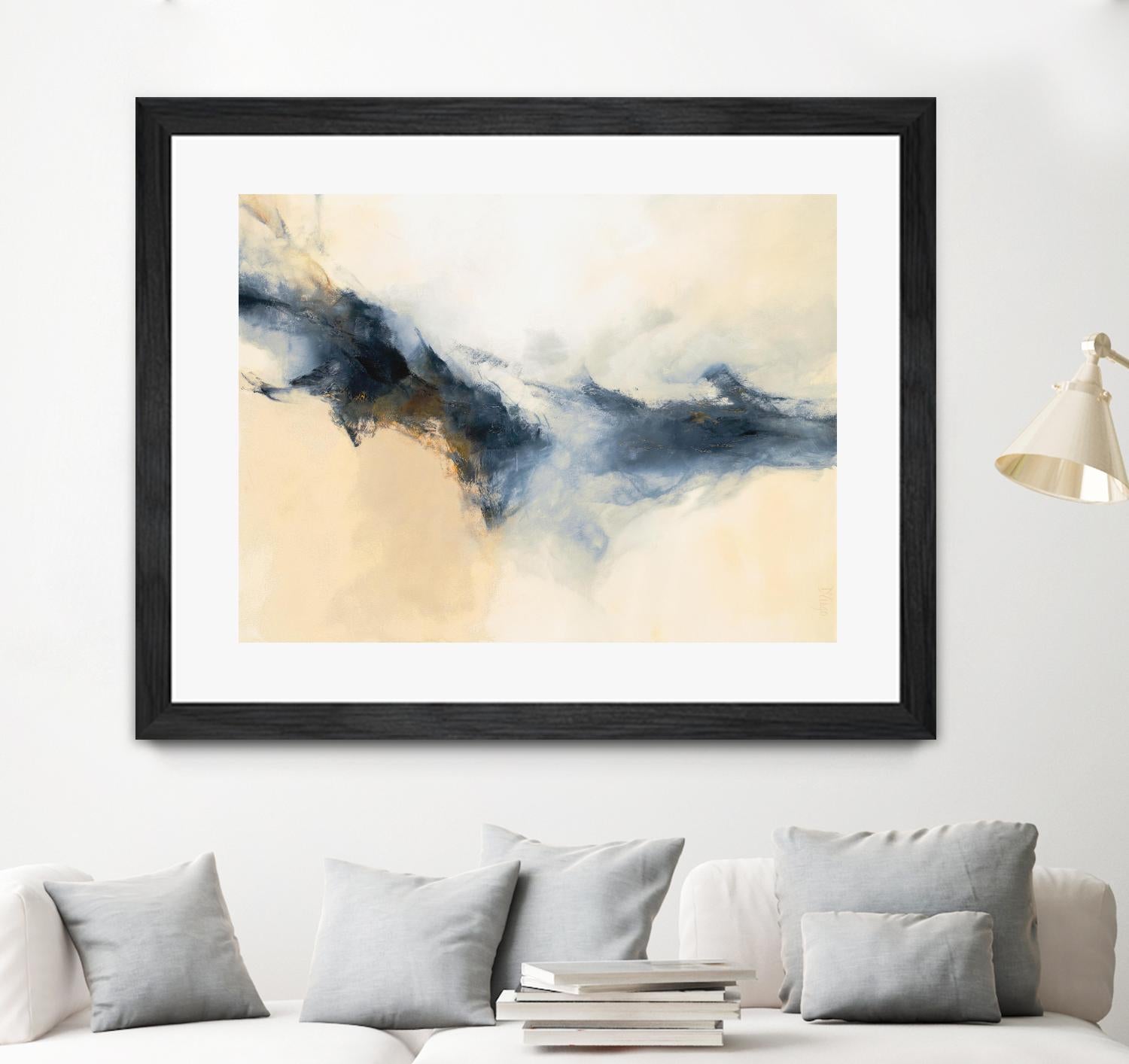 Terra Nova by Dina D'Argo on GIANT ART - whites & creams abstract cream