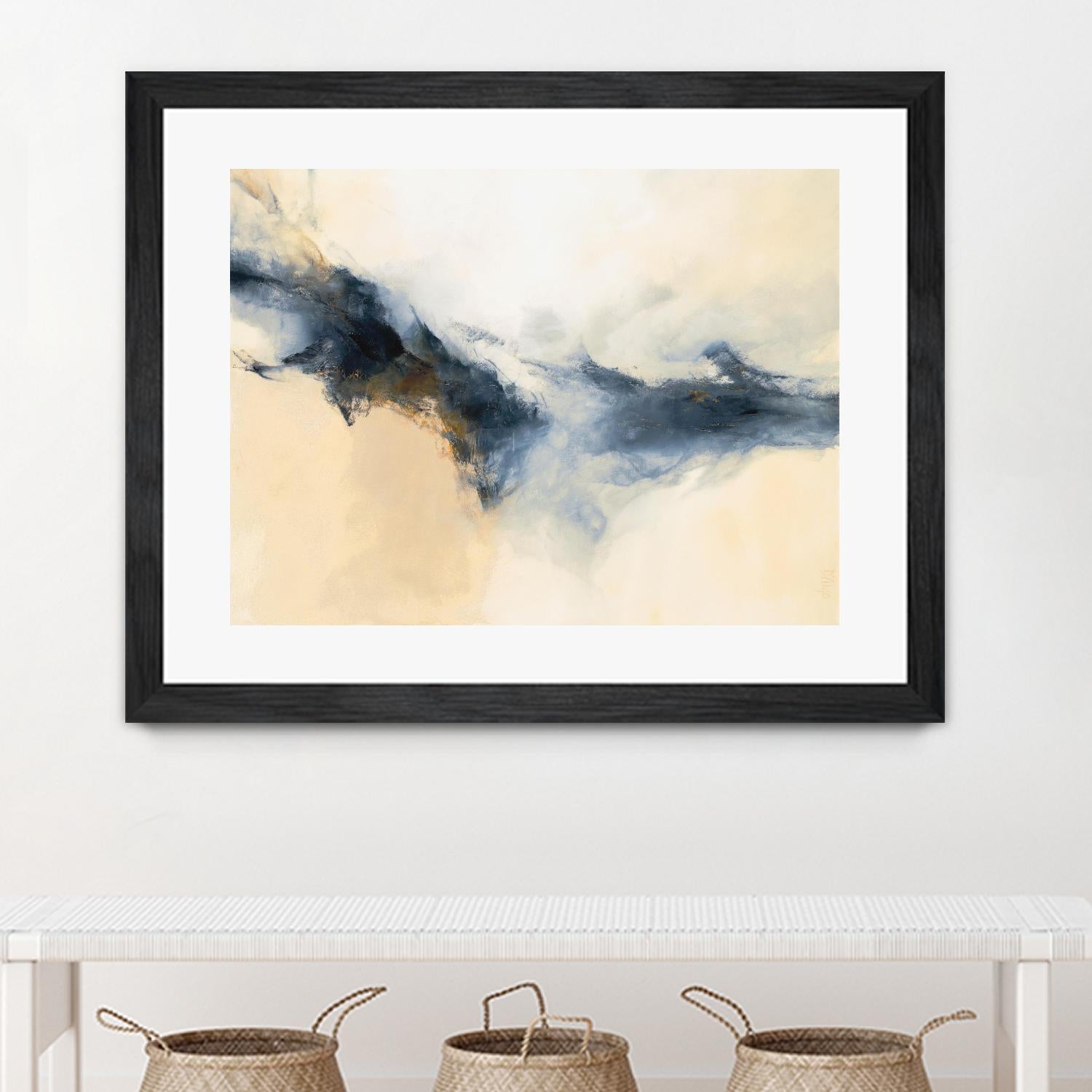 Terra Nova by Dina D'Argo on GIANT ART - whites & creams abstract cream