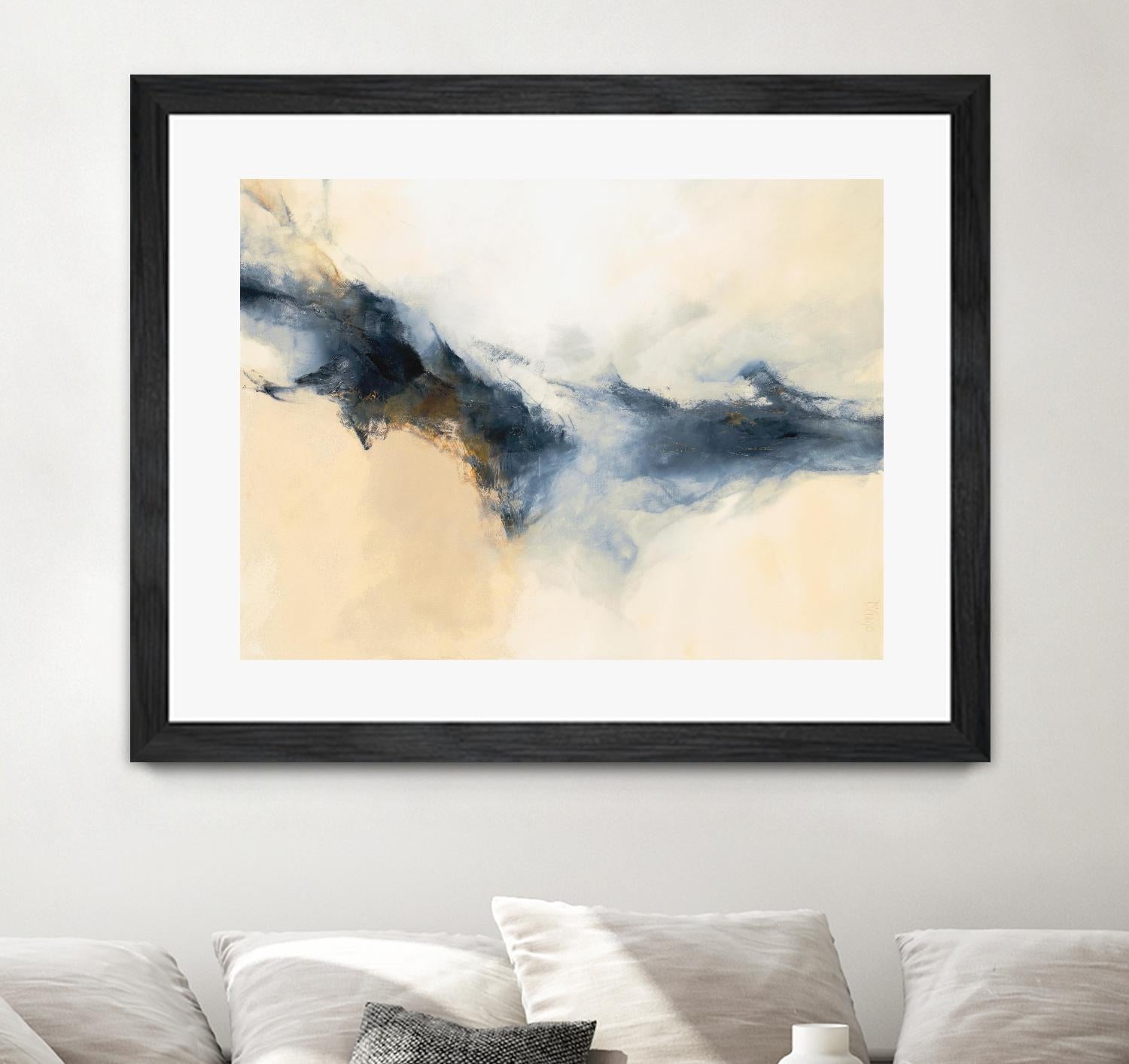Terra Nova by Dina D'Argo on GIANT ART - whites & creams abstract cream