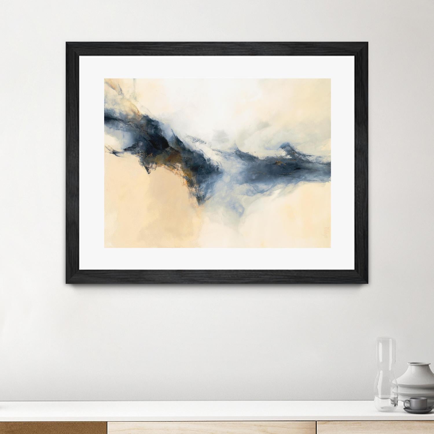 Terra Nova by Dina D'Argo on GIANT ART - whites & creams abstract cream