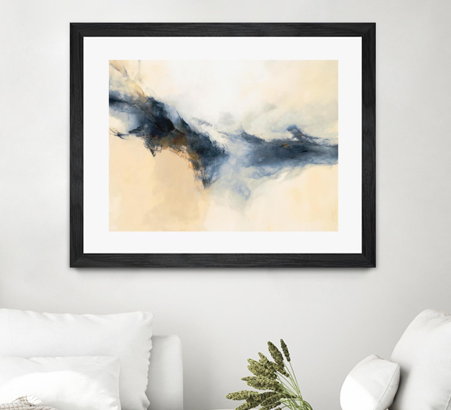 Terra Nova by Dina D'Argo on GIANT ART - whites & creams abstract cream