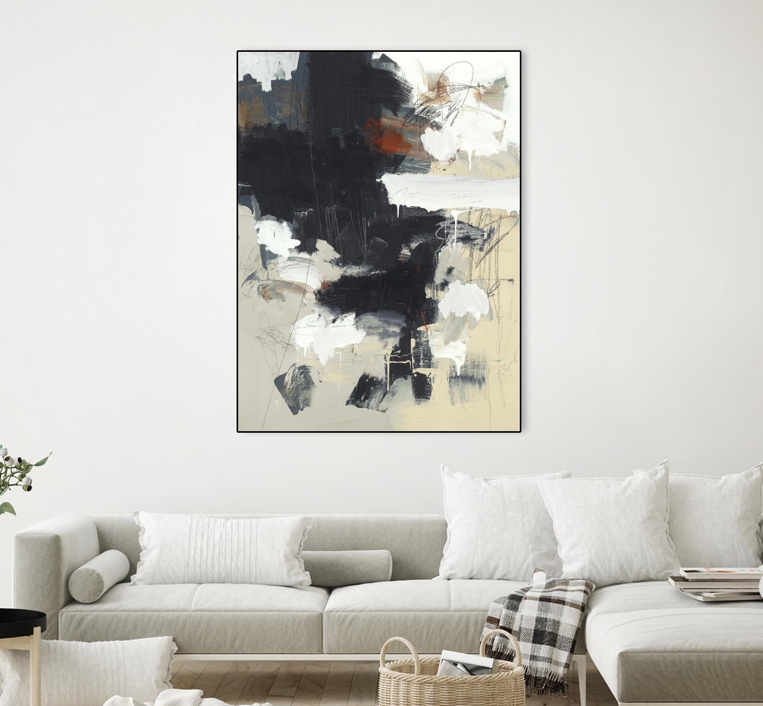 Written Then Forgotten by Brent Foreman on GIANT ART - blacks abstract