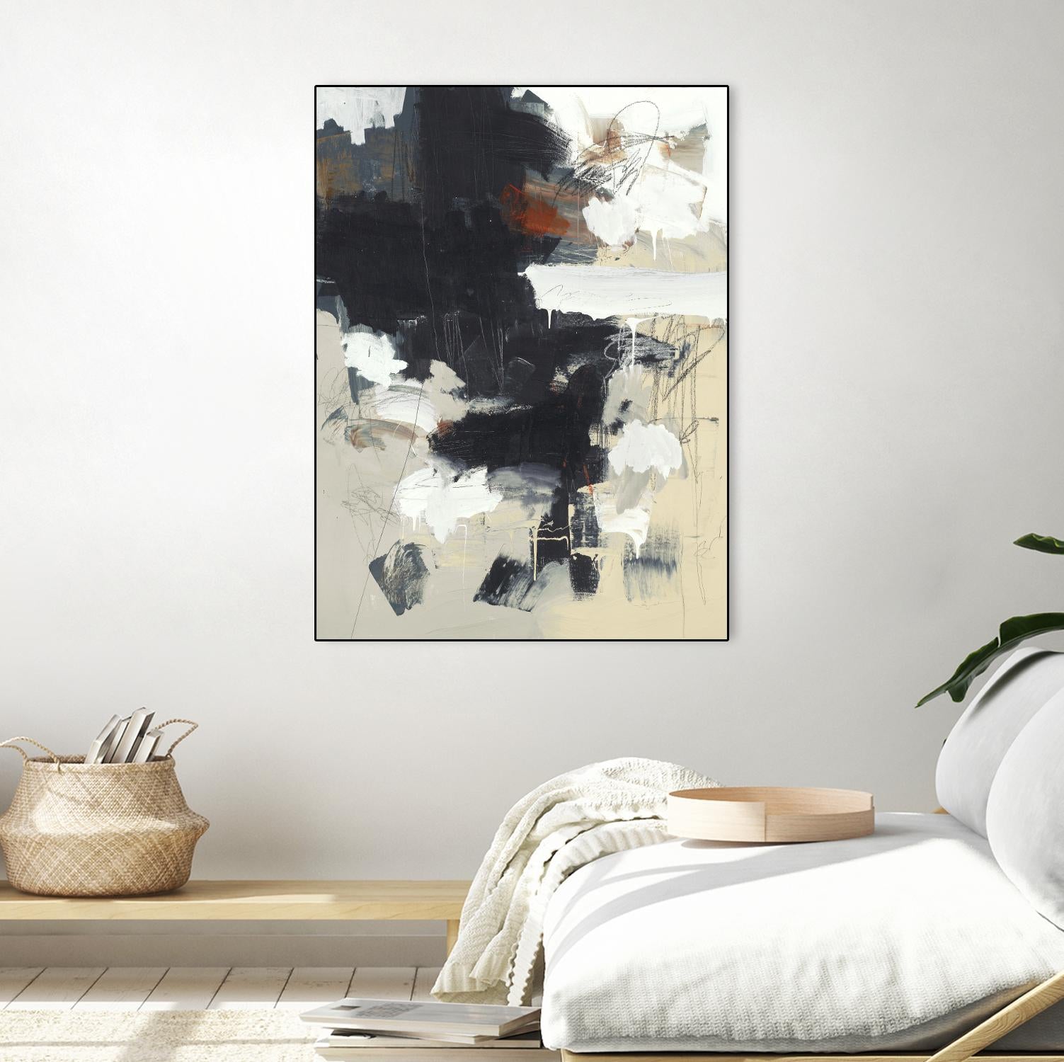 Written Then Forgotten by Brent Foreman on GIANT ART - blacks abstract