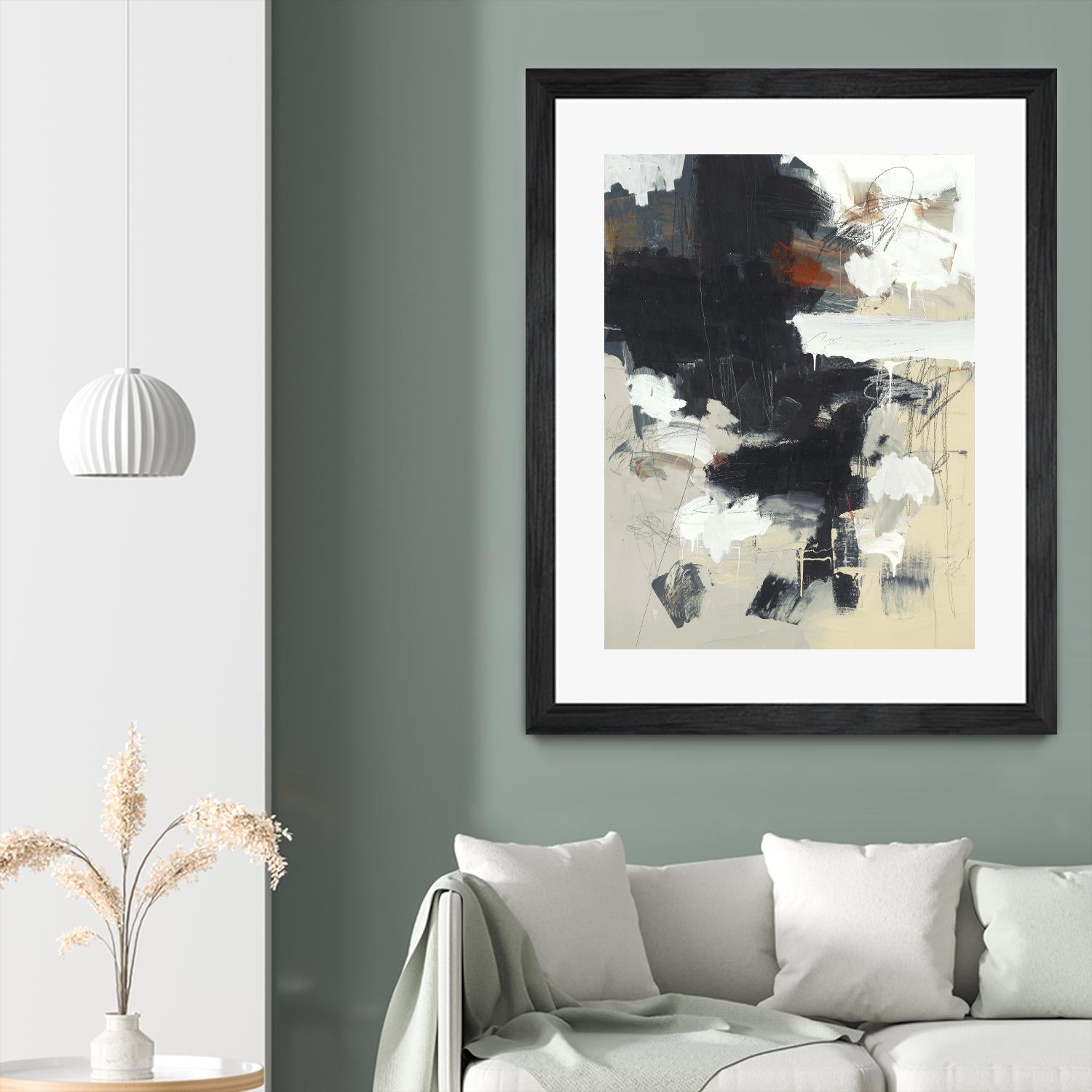 Written Then Forgotten by Brent Foreman on GIANT ART - blacks abstract