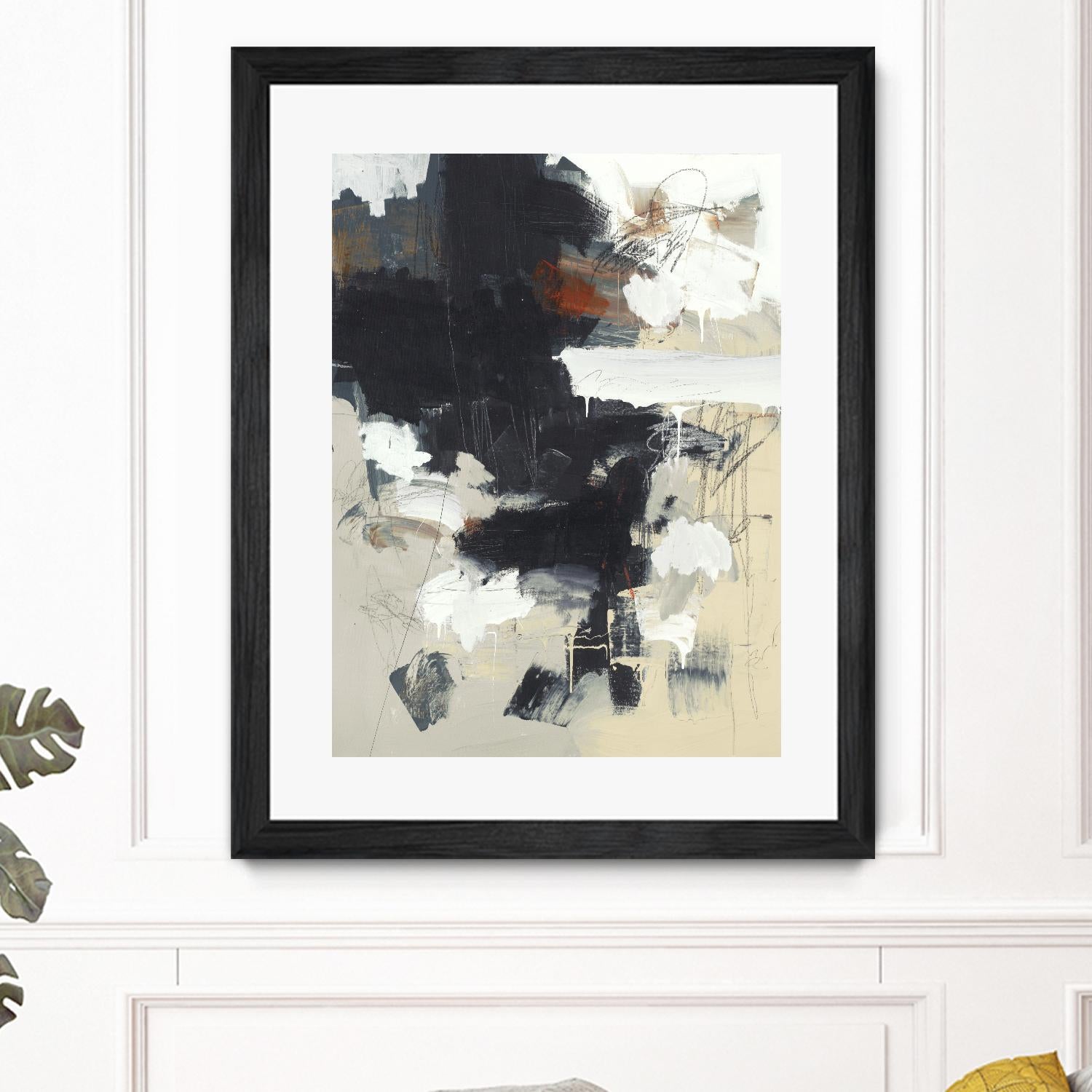 Written Then Forgotten by Brent Foreman on GIANT ART - blacks abstract