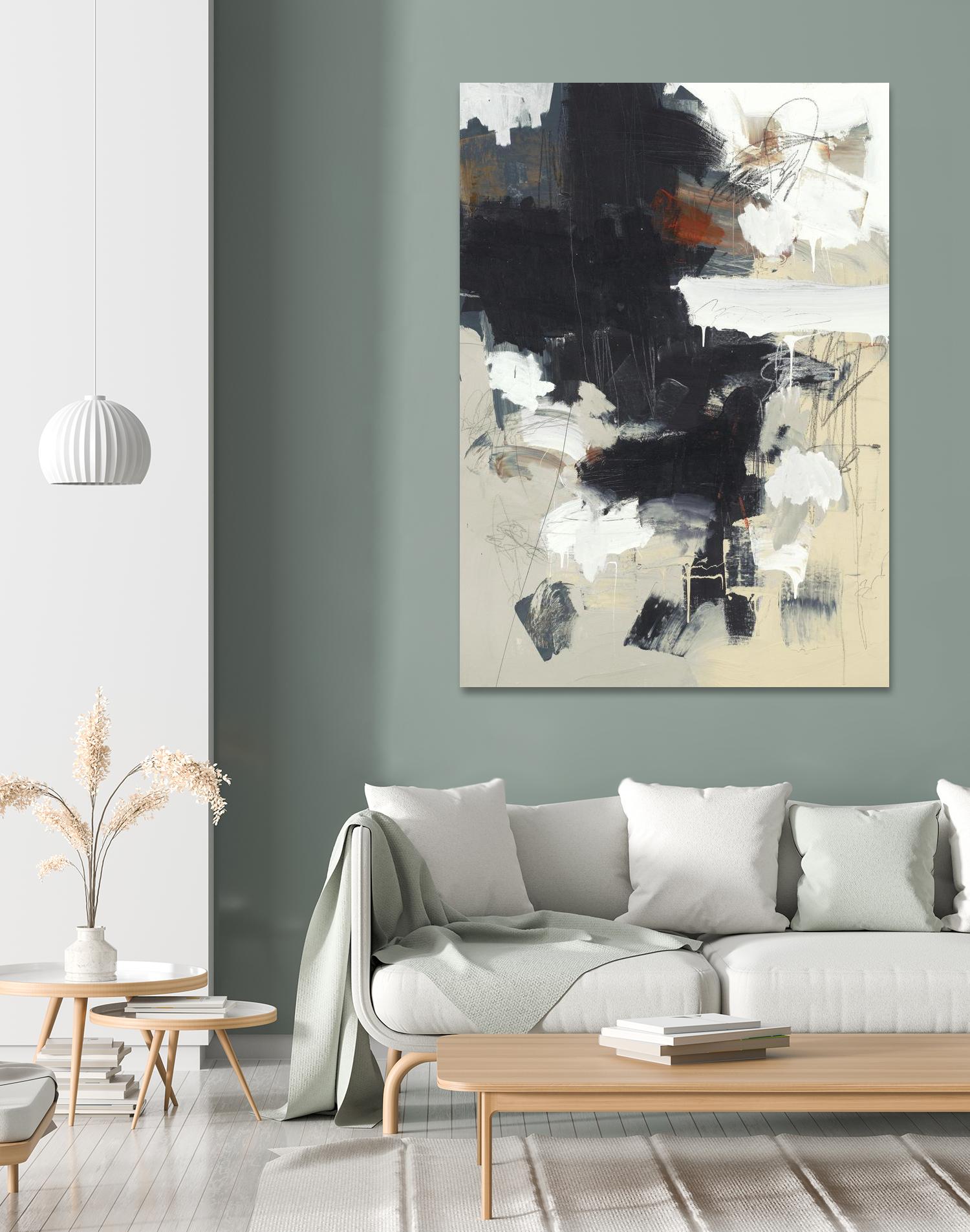 Written Then Forgotten by Brent Foreman on GIANT ART - blacks abstract