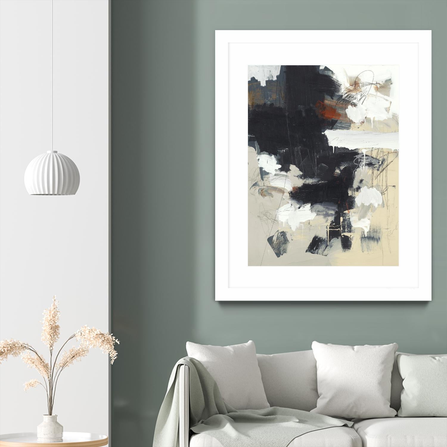 Written Then Forgotten by Brent Foreman on GIANT ART - blacks abstract