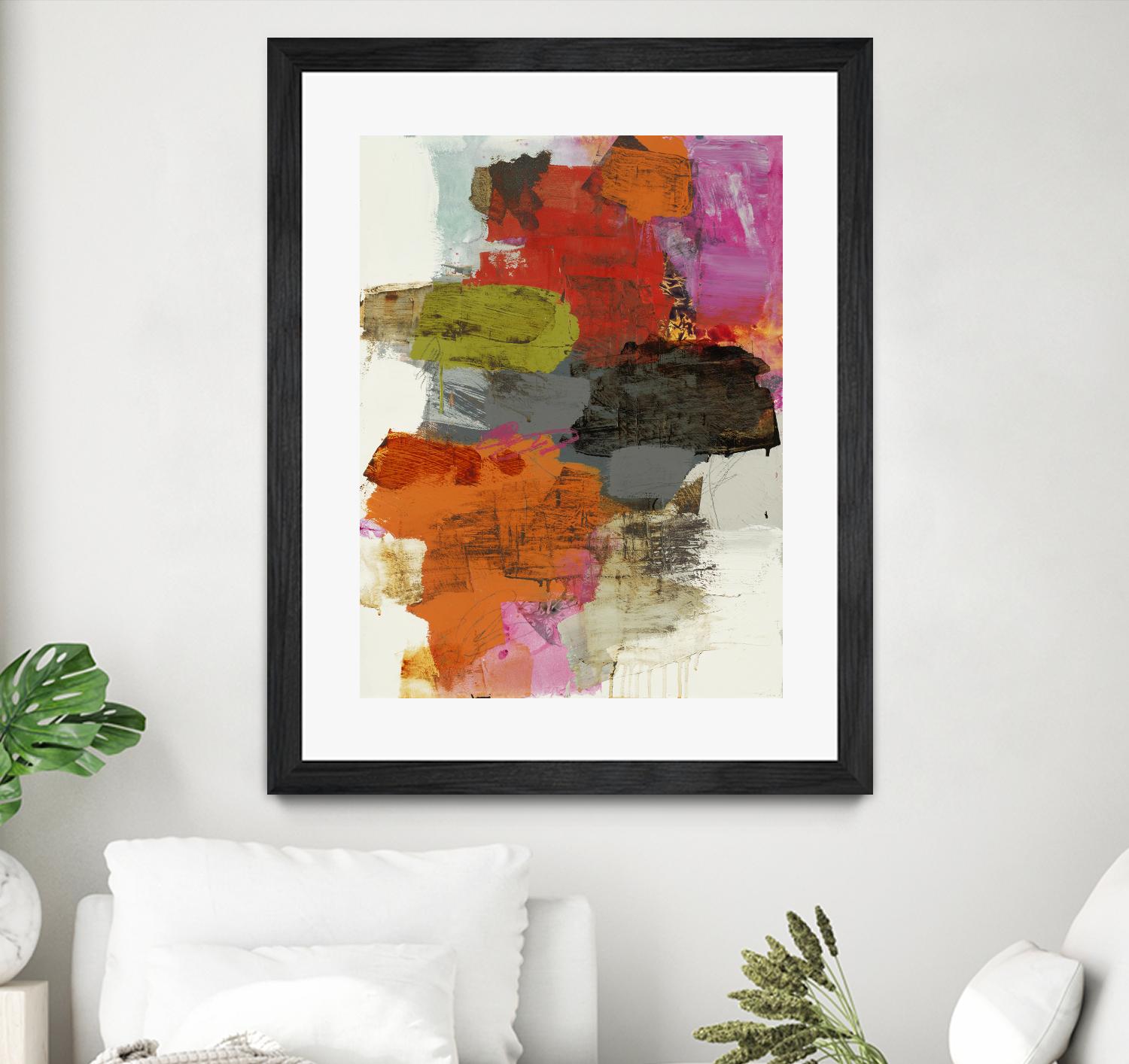 Tried & True III by Brent Foreman on GIANT ART - reds, oranges abstract