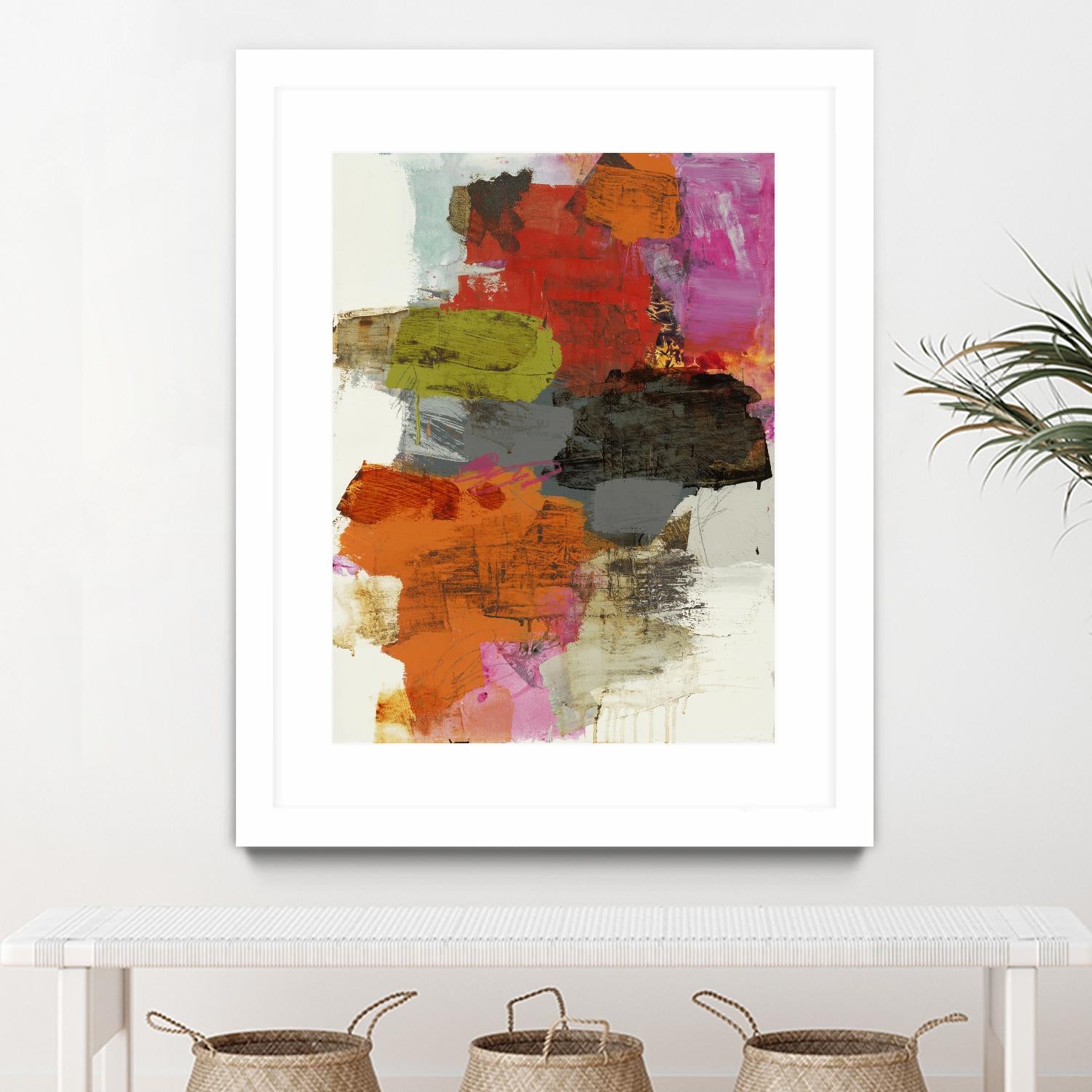 Tried & True III by Brent Foreman on GIANT ART - reds, oranges abstract