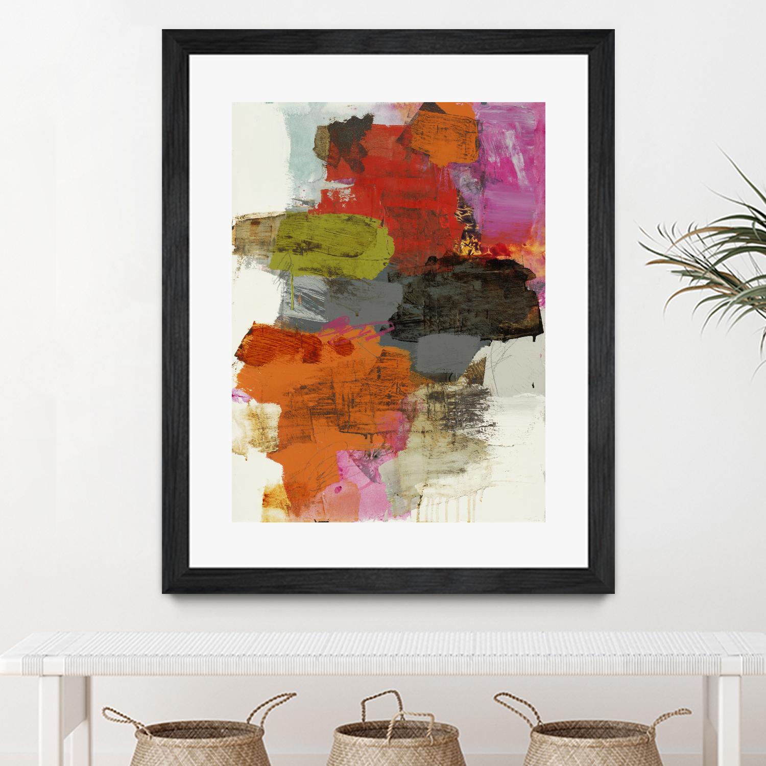 Tried & True III by Brent Foreman on GIANT ART - reds, oranges abstract