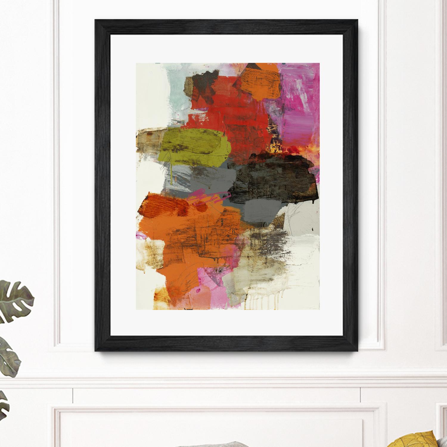 Tried & True III by Brent Foreman on GIANT ART - reds, oranges abstract