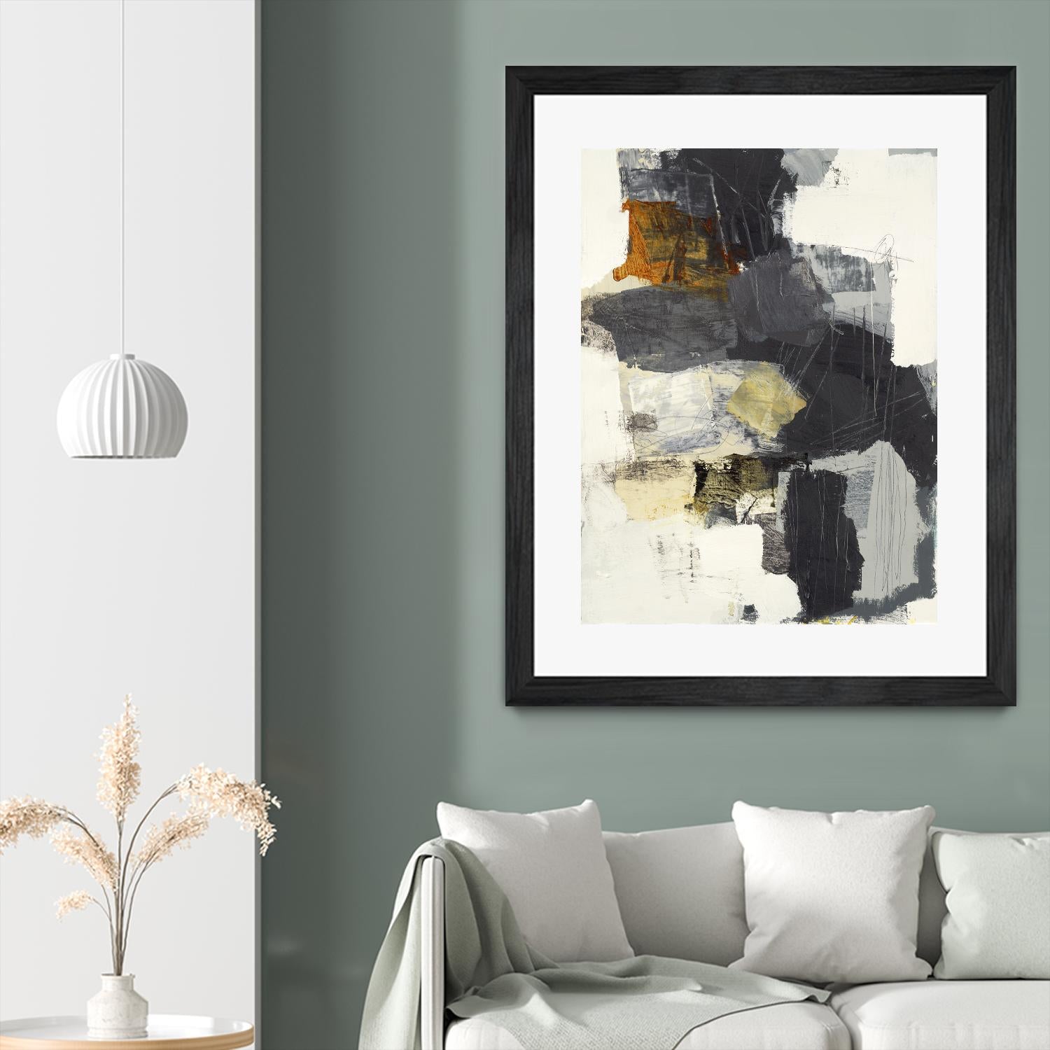 Monochrome Manta II by Brent Foreman on GIANT ART - grays abstract