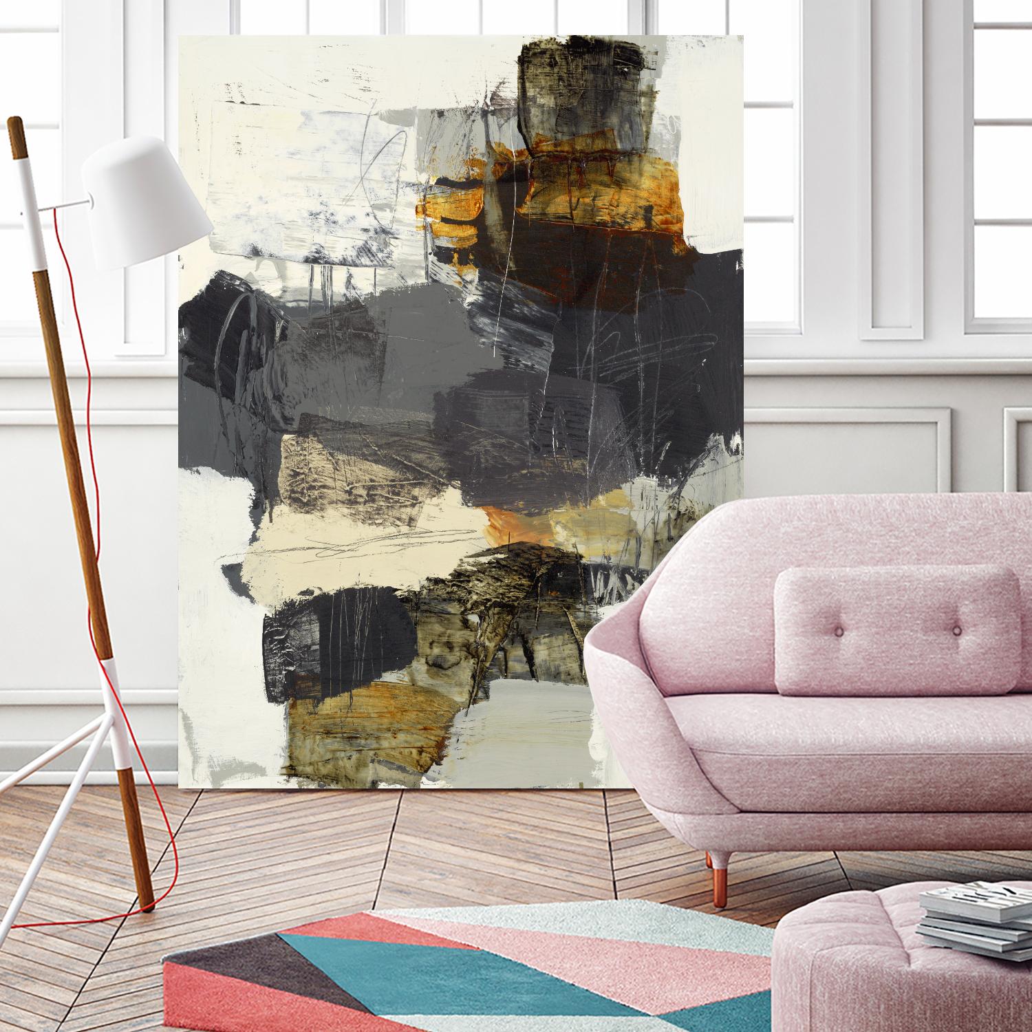 Monochrome Manta IV by Brent Foreman on GIANT ART - grays abstract