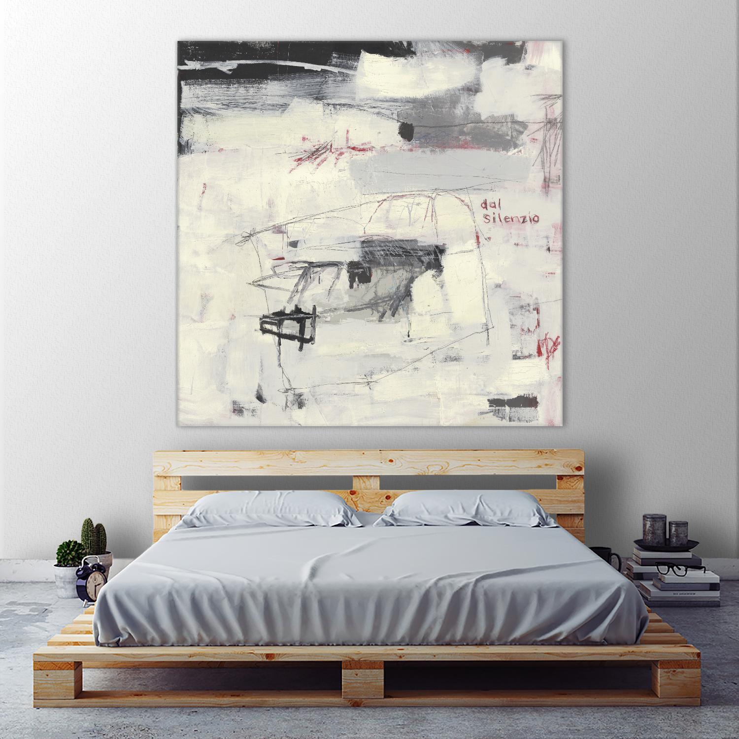 Structures From Silence by Brent Foreman on GIANT ART - whites & creams abstract