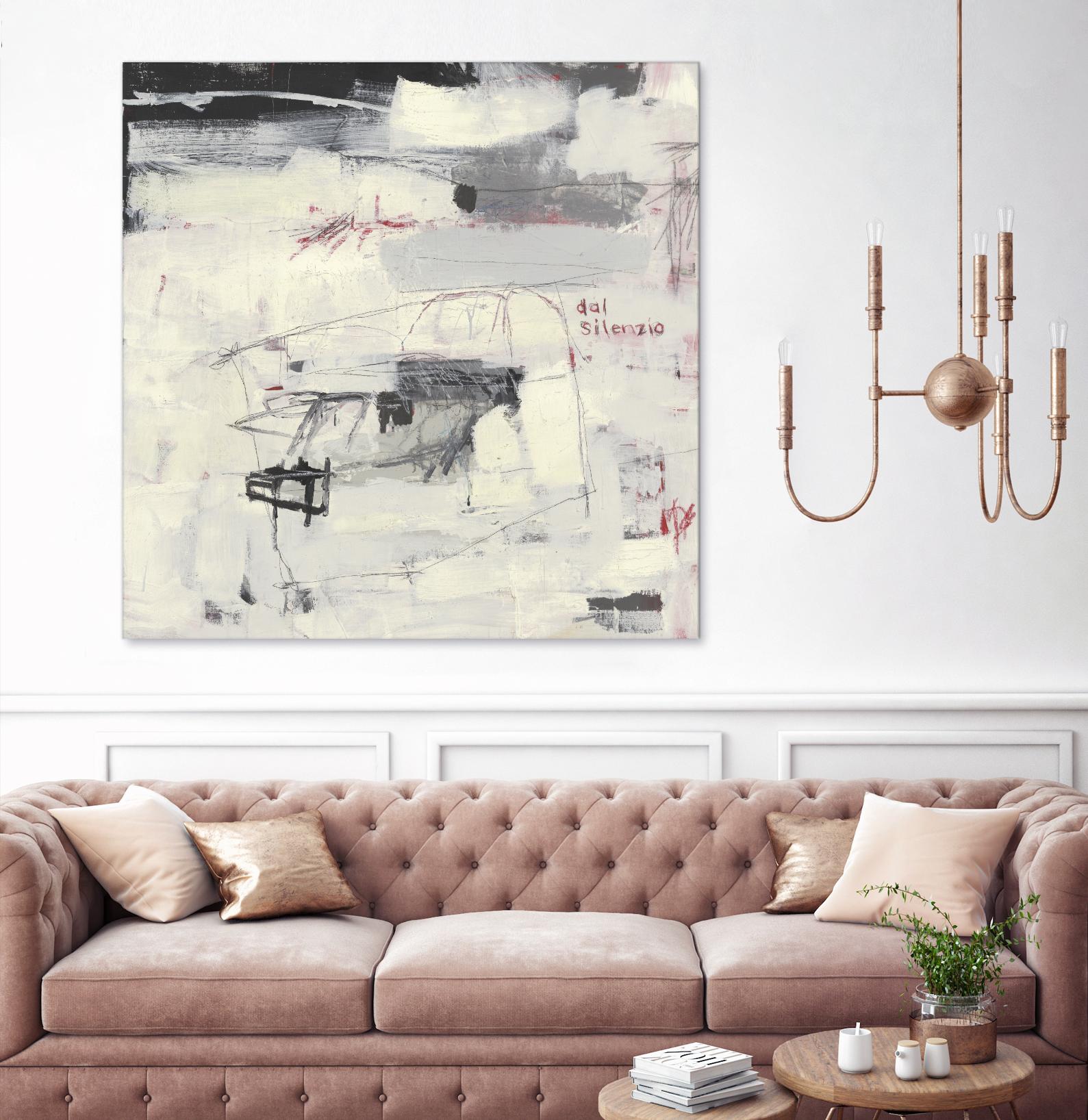 Structures From Silence by Brent Foreman on GIANT ART - whites & creams abstract