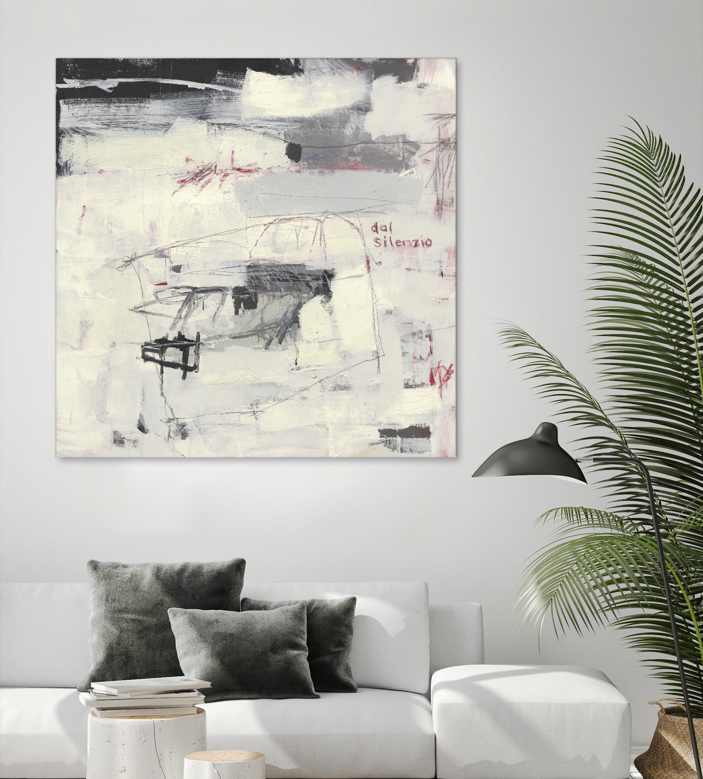 Structures From Silence by Brent Foreman on GIANT ART - whites & creams abstract