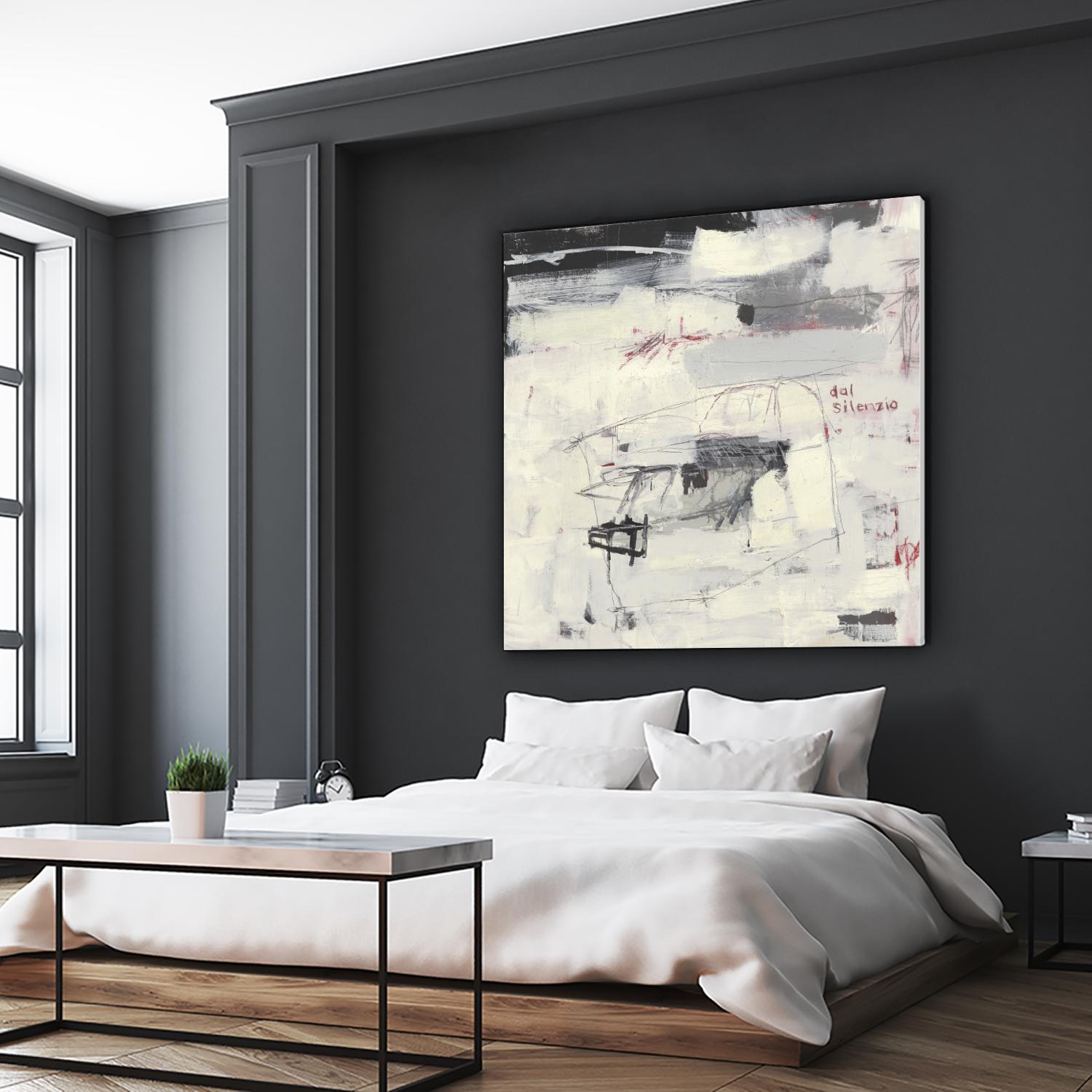 Structures From Silence by Brent Foreman on GIANT ART - whites & creams abstract