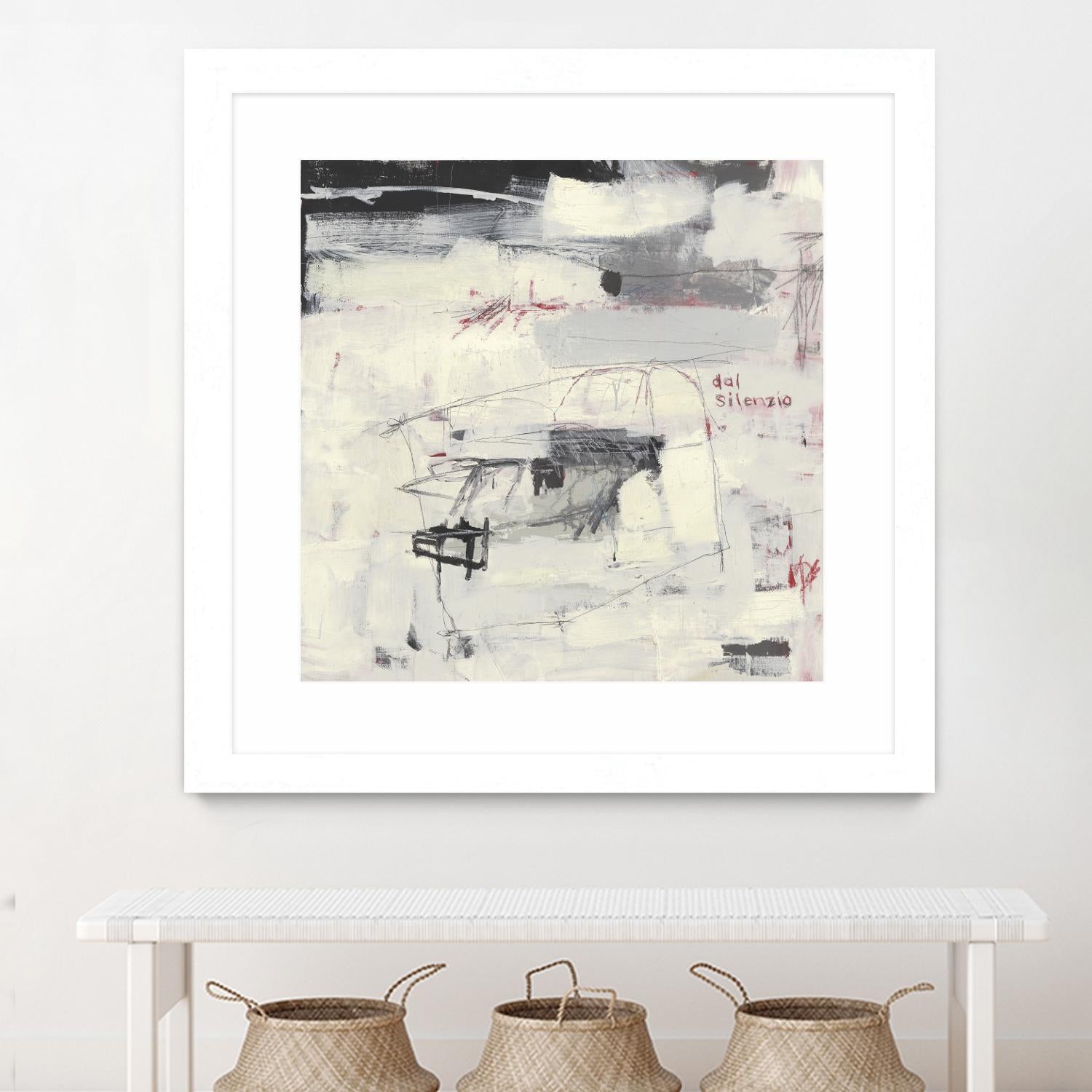 Structures From Silence by Brent Foreman on GIANT ART - whites & creams abstract