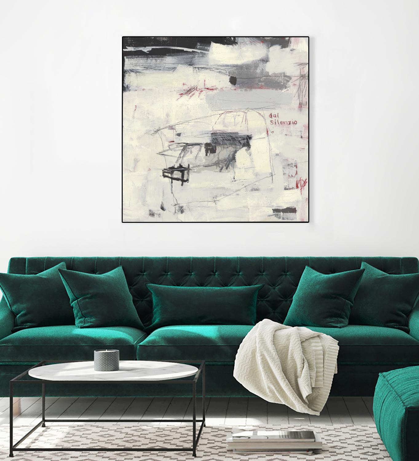 Structures From Silence by Brent Foreman on GIANT ART - whites & creams abstract