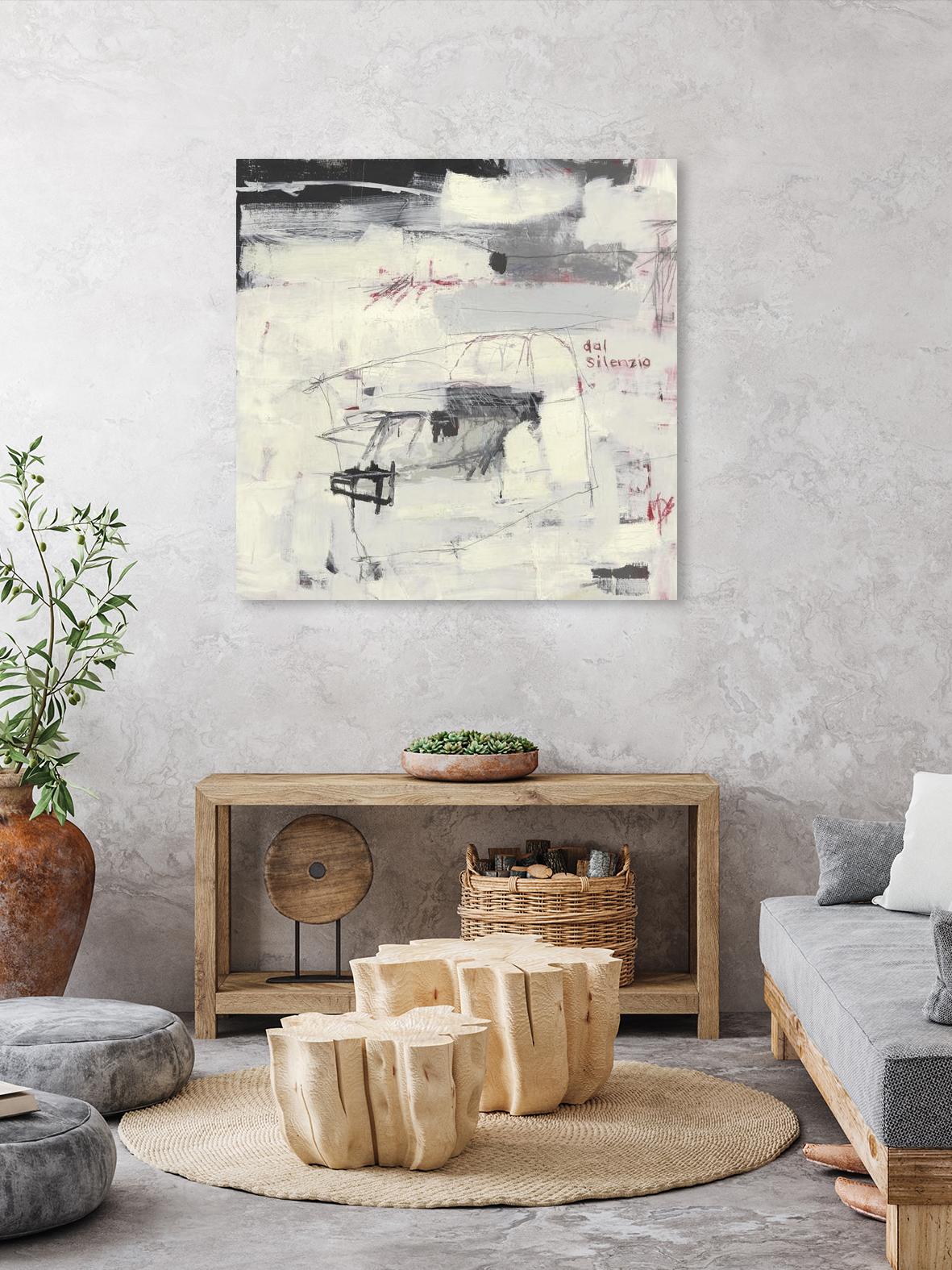 Structures From Silence by Brent Foreman on GIANT ART - whites & creams abstract