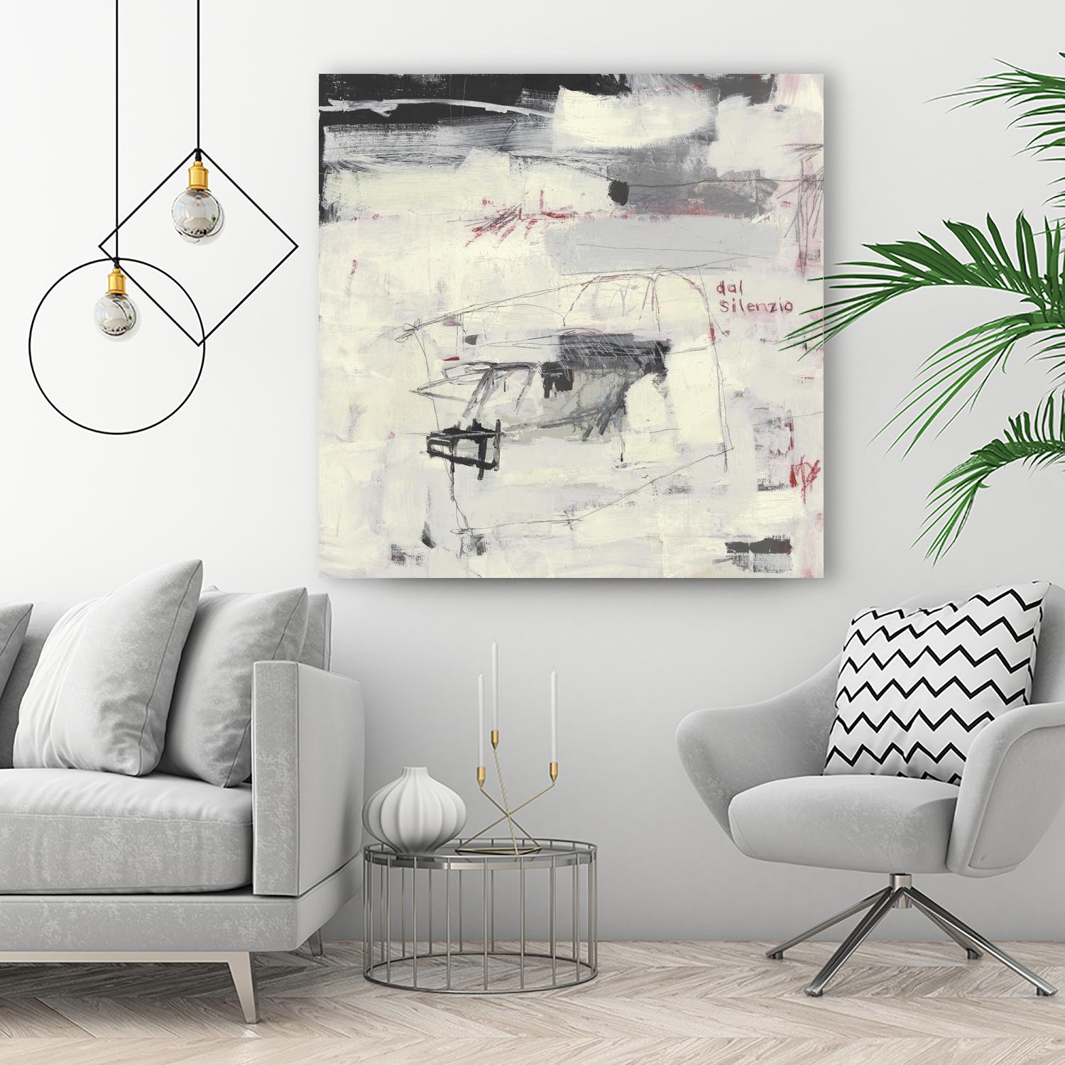 Structures From Silence by Brent Foreman on GIANT ART - whites & creams abstract