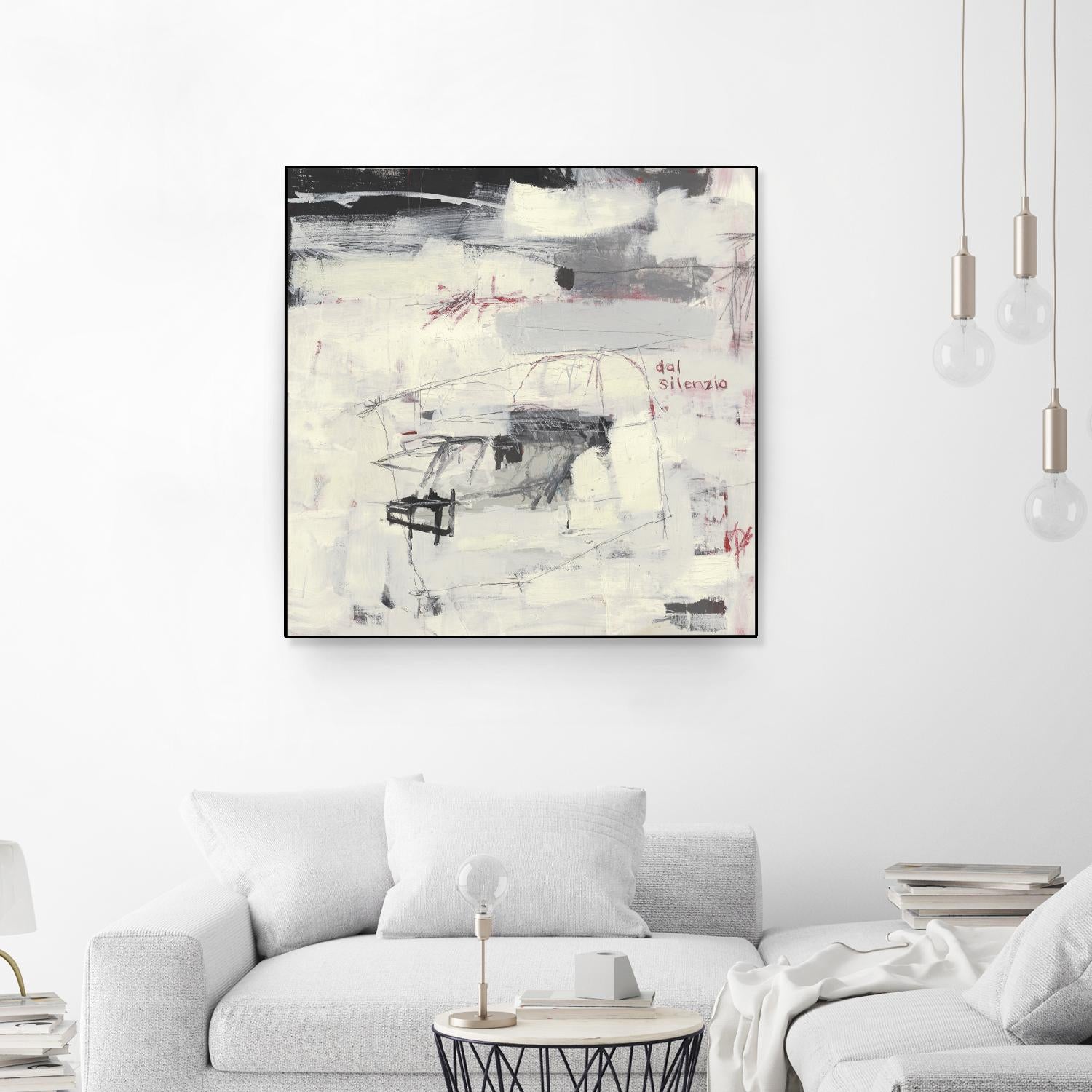 Structures From Silence by Brent Foreman on GIANT ART - whites & creams abstract