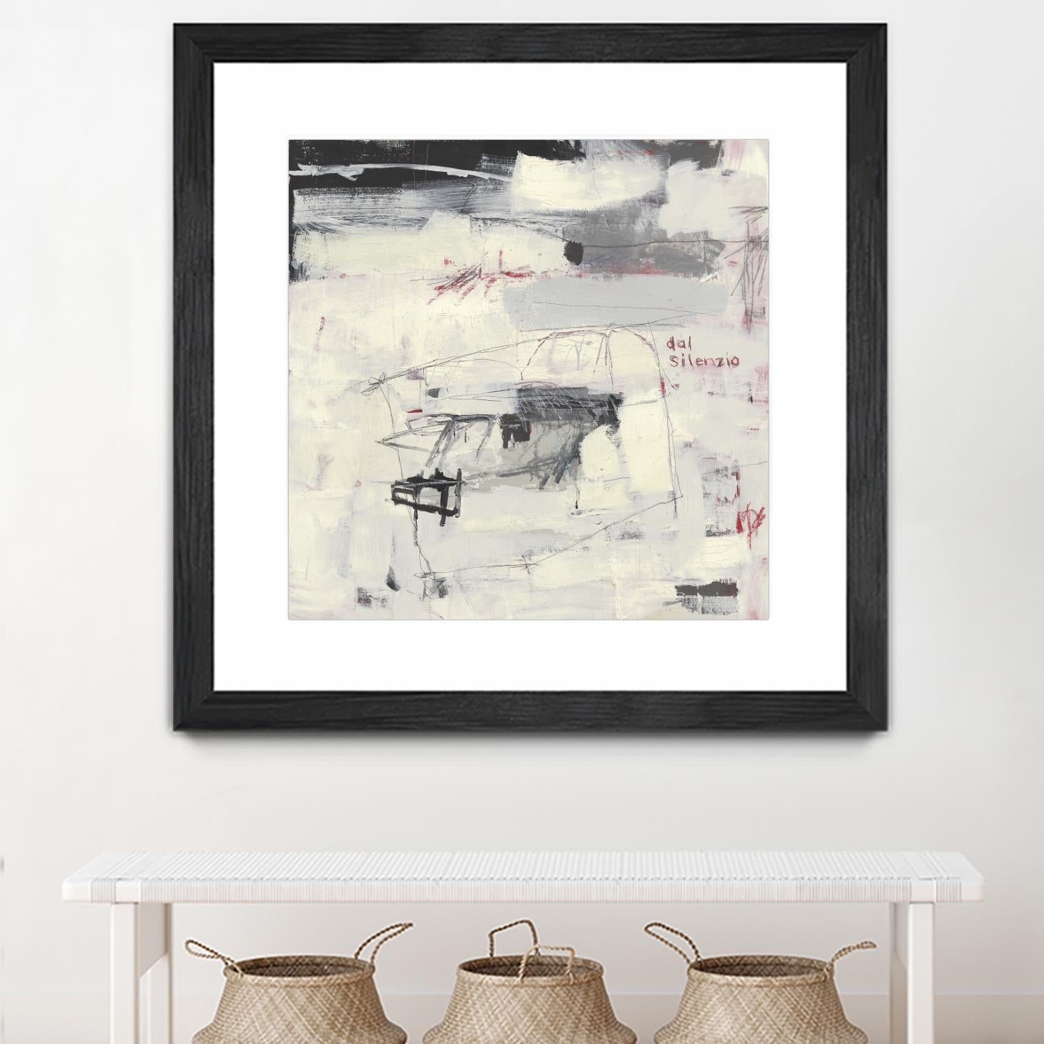 Structures From Silence by Brent Foreman on GIANT ART - whites & creams abstract