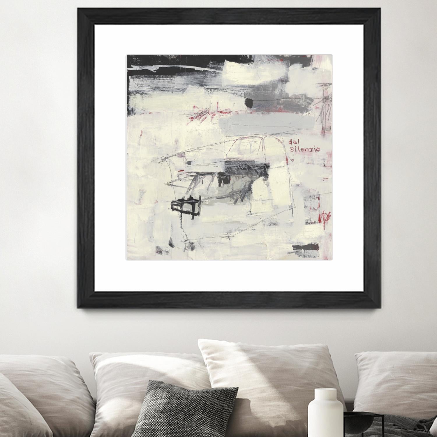 Structures From Silence by Brent Foreman on GIANT ART - whites & creams abstract