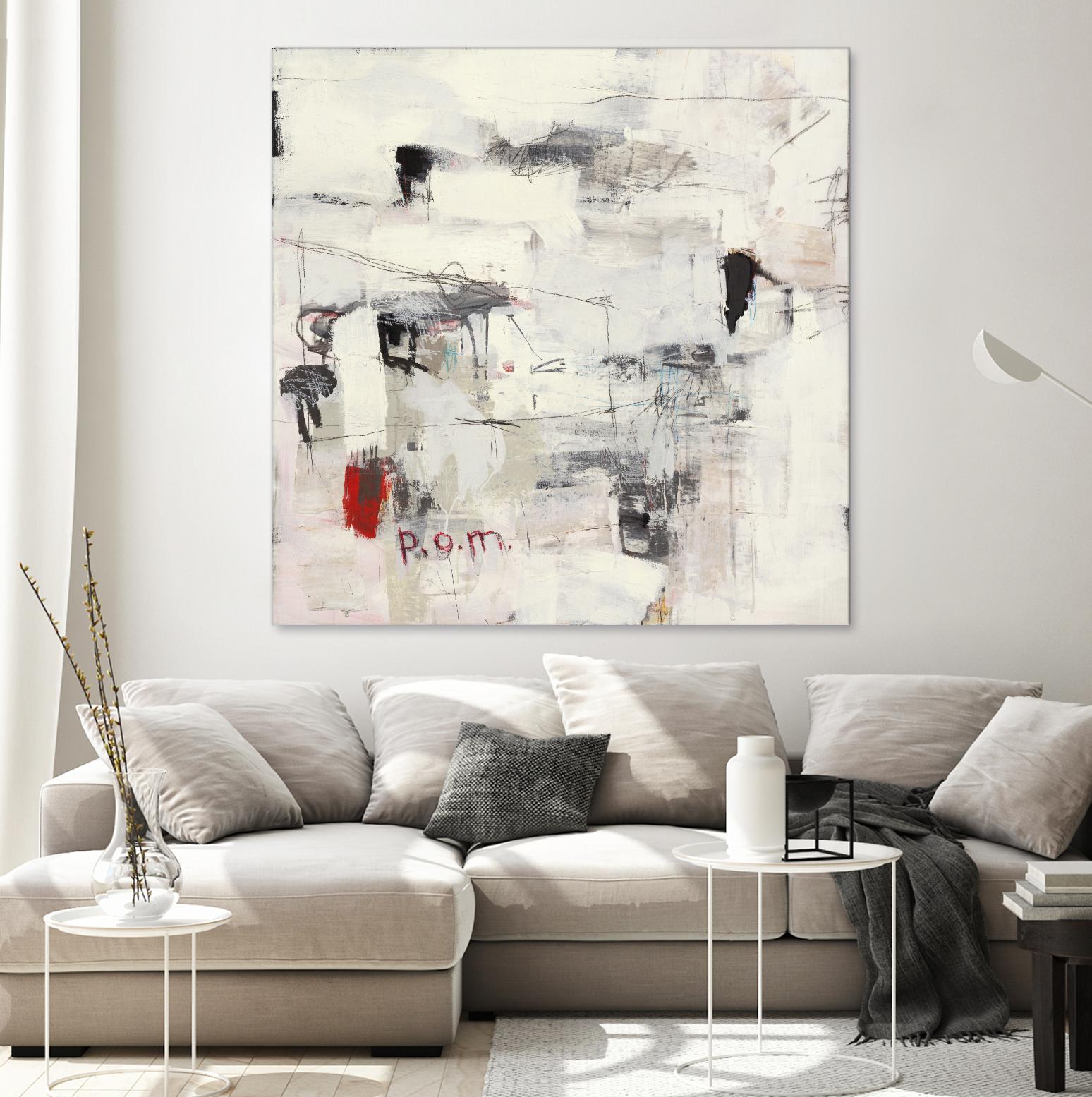 Piece Of Mind by Brent Foreman on GIANT ART - whites & creams abstract