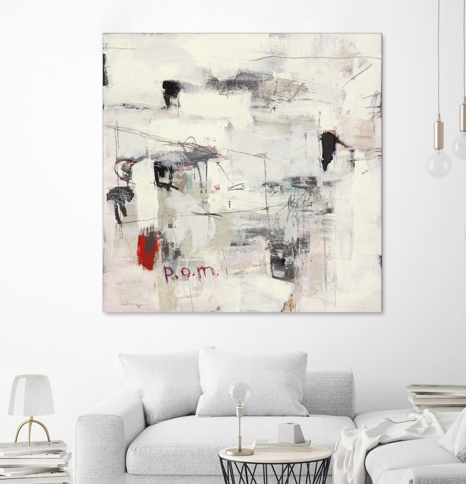 Piece Of Mind by Brent Foreman on GIANT ART - whites & creams abstract