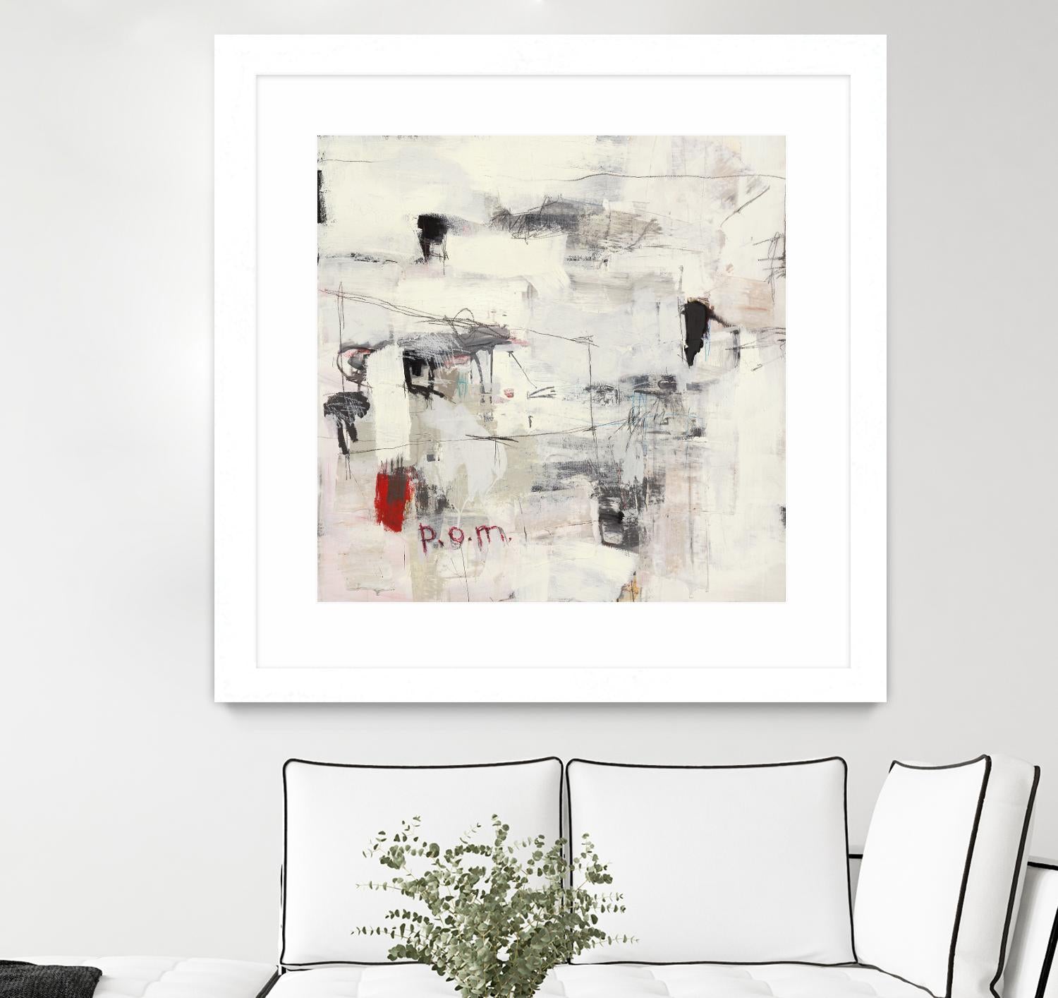 Piece Of Mind by Brent Foreman on GIANT ART - whites & creams abstract