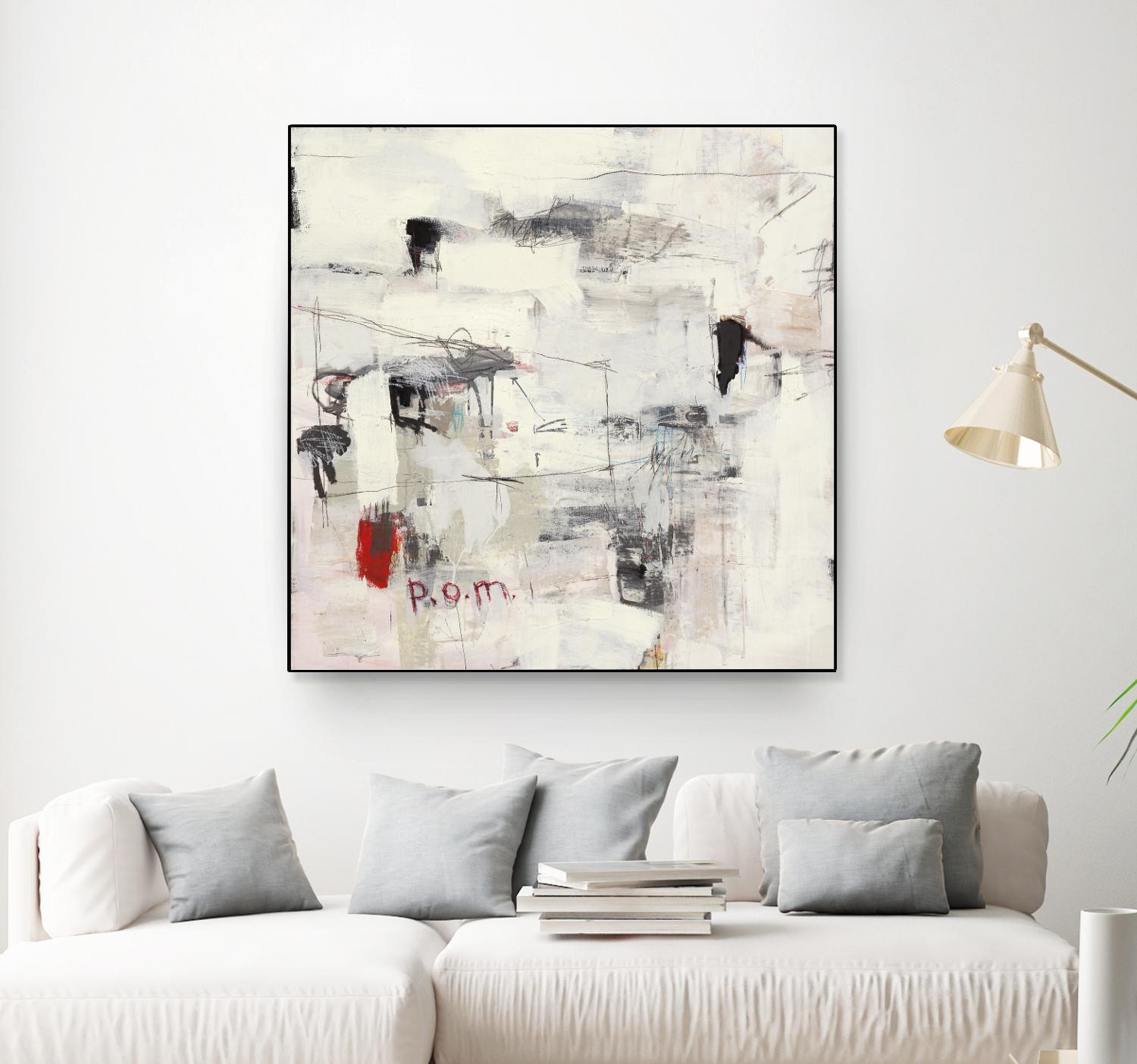 Piece Of Mind by Brent Foreman on GIANT ART - whites & creams abstract