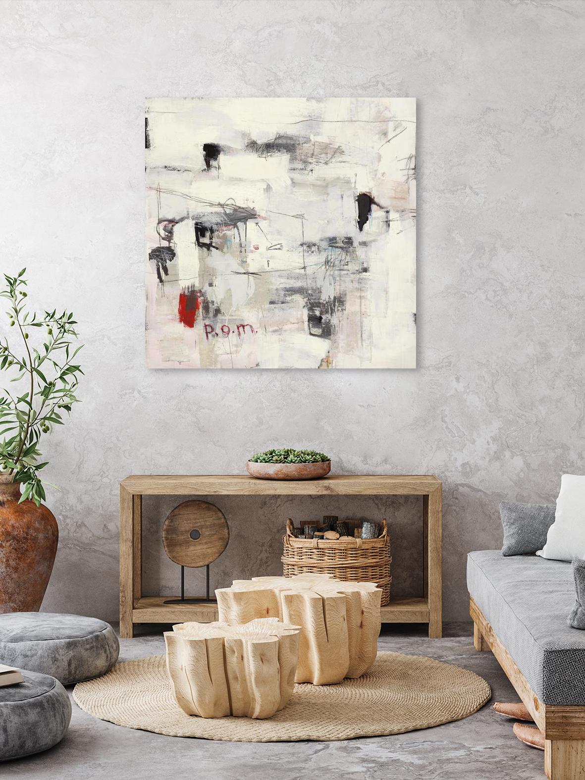 Piece Of Mind by Brent Foreman on GIANT ART - whites & creams abstract