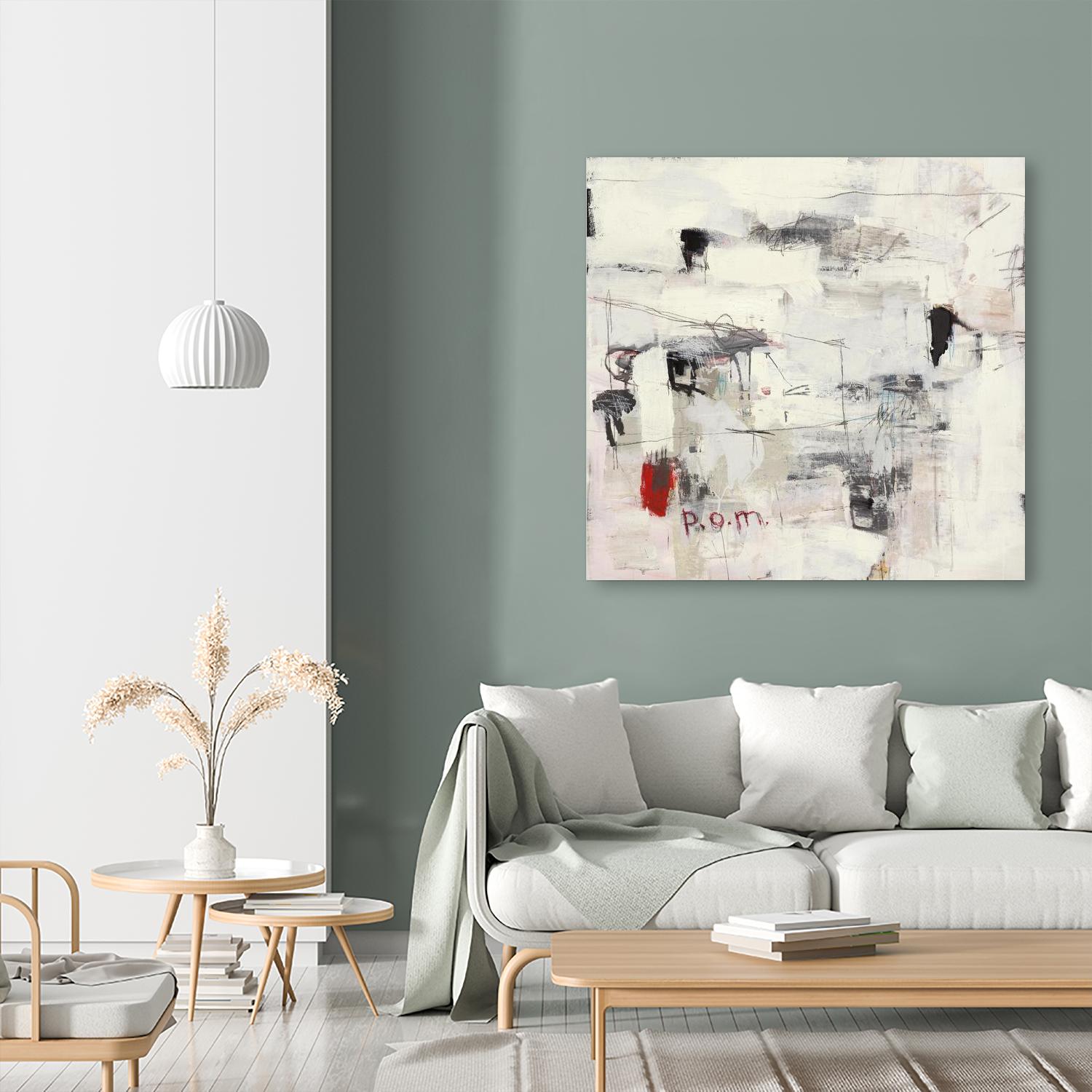 Piece Of Mind by Brent Foreman on GIANT ART - whites & creams abstract