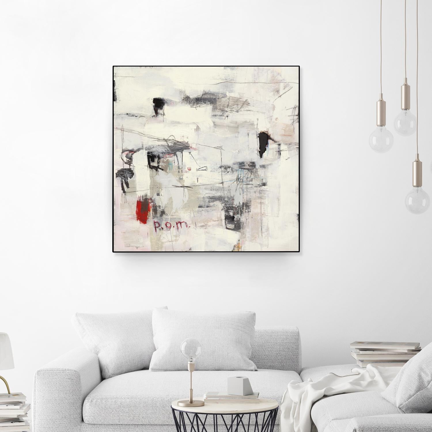 Piece Of Mind by Brent Foreman on GIANT ART - whites & creams abstract